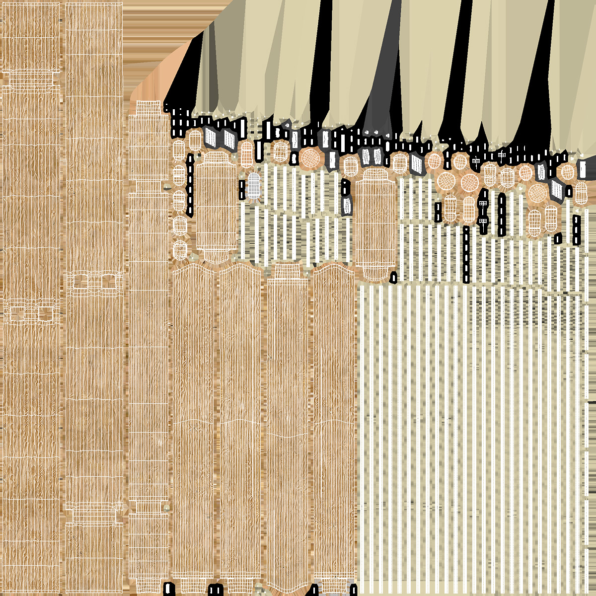Military Training Obstacles Course 3D model