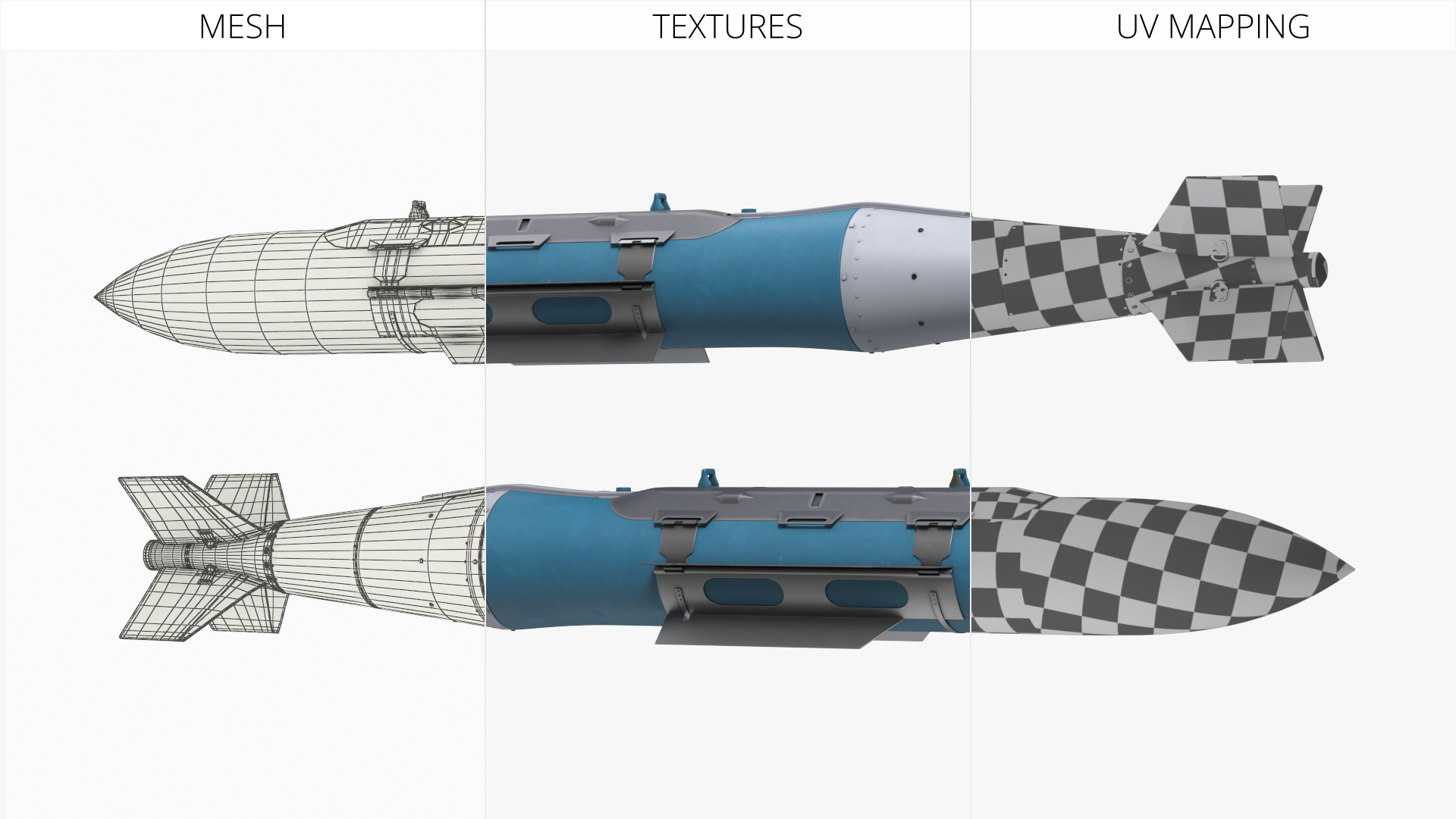 Military Heavy Guided Missile - view 6