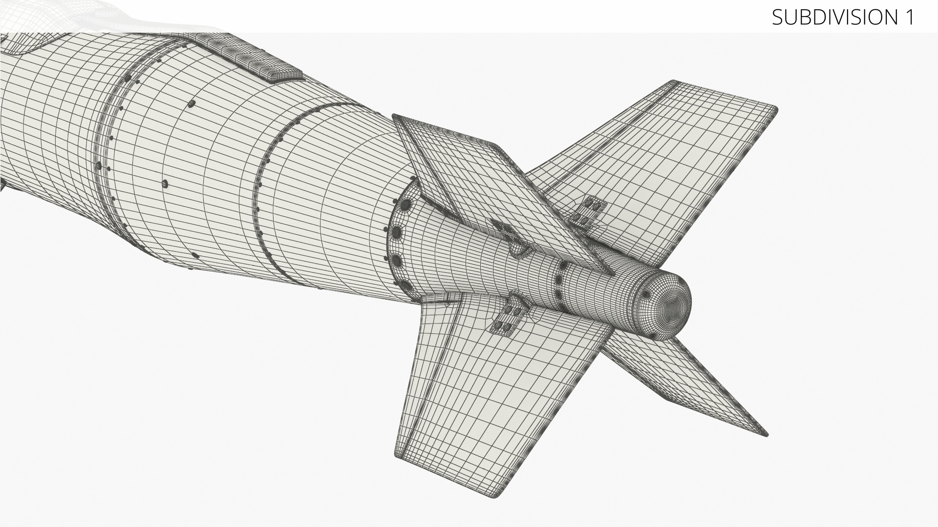 Military Heavy Guided Missile - view 8