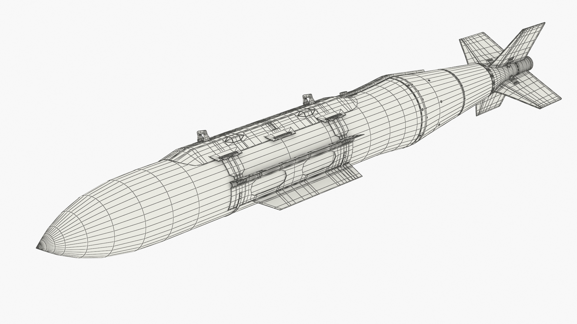 Military Heavy Guided Missile - view 9