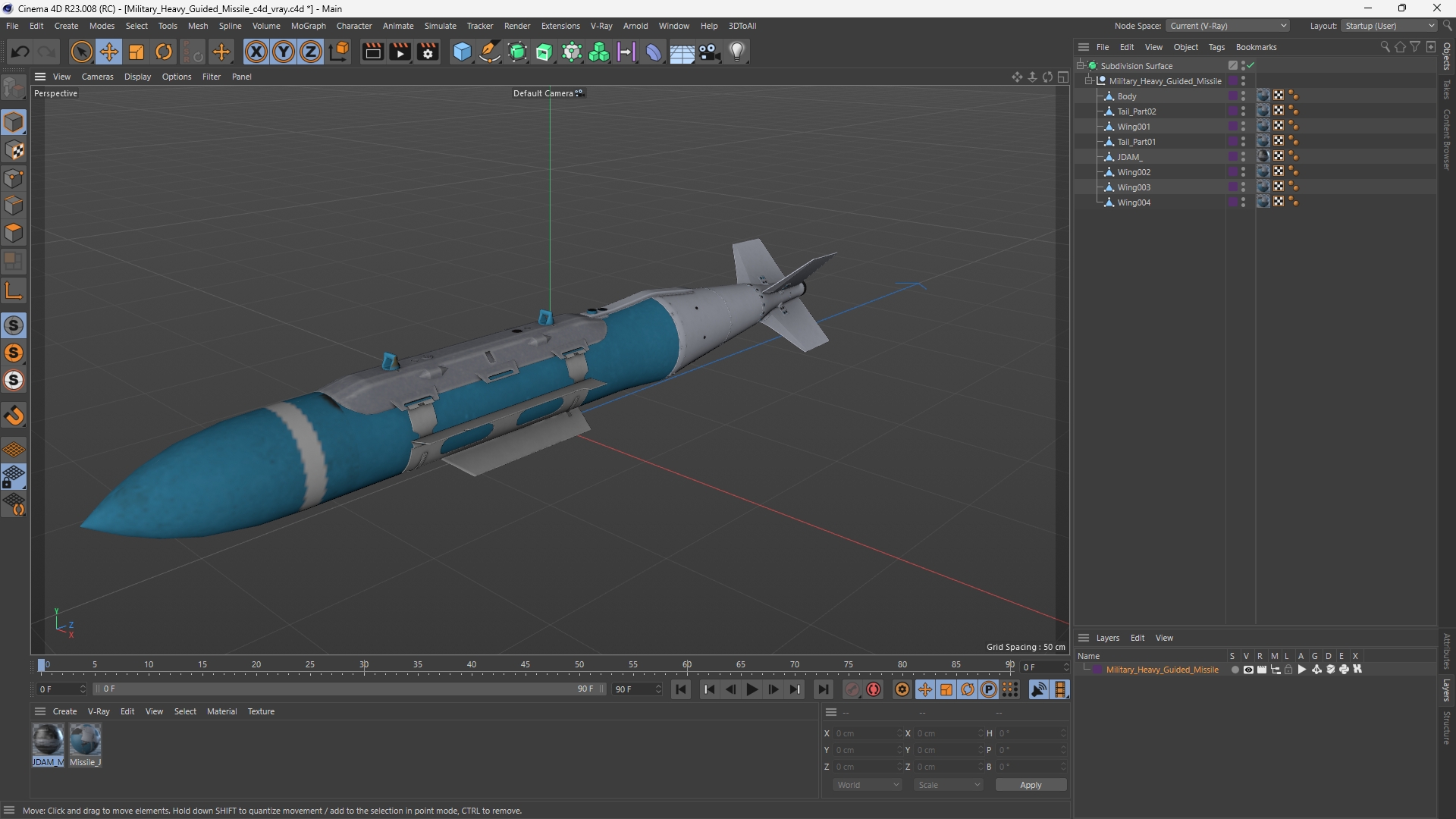 Military Heavy Guided Missile - view 12