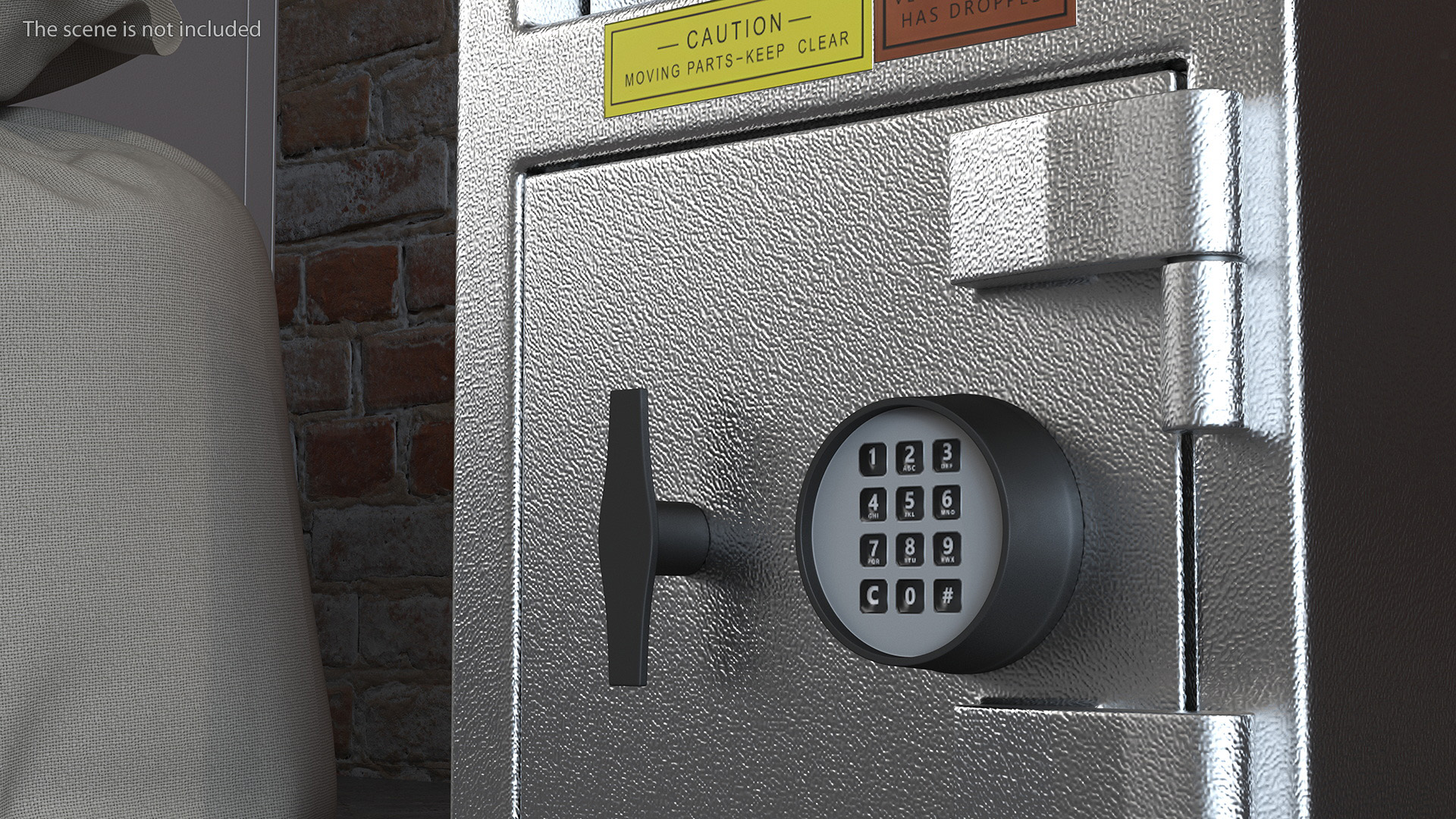 3D model Steel Drop Safe