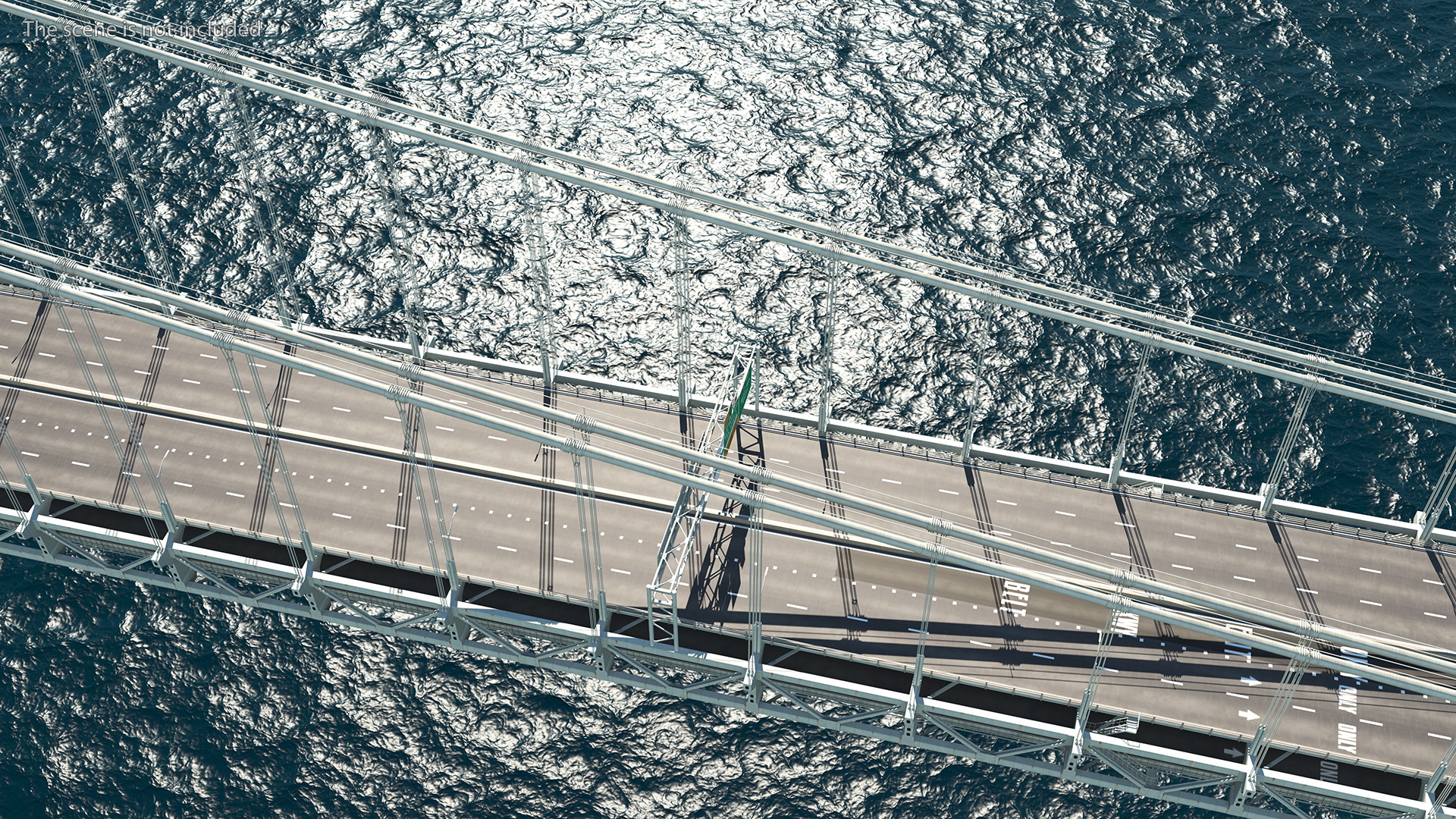3D model Verrazzano Narrows Bridge
