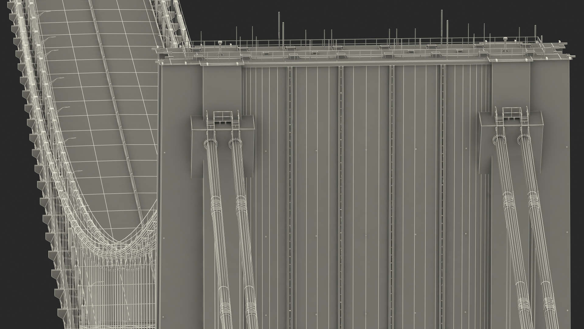 3D model Verrazzano Narrows Bridge