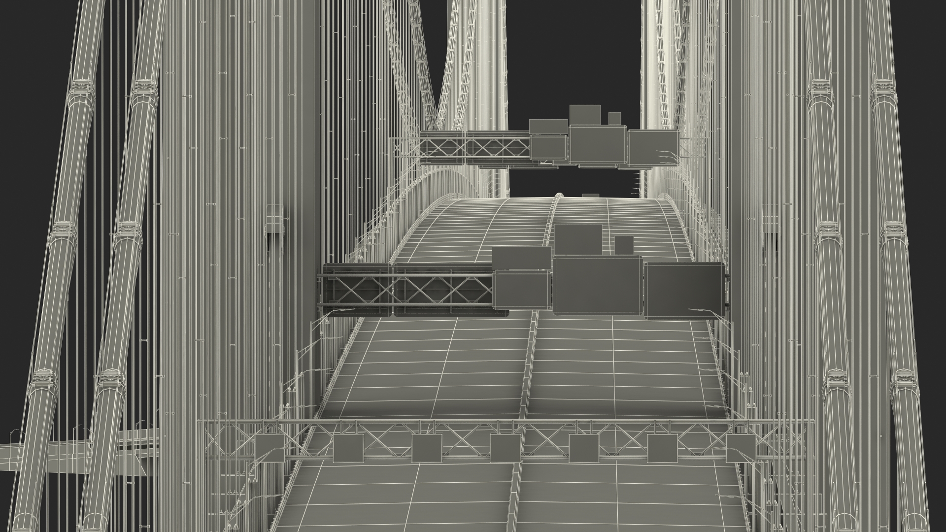 3D model Verrazzano Narrows Bridge