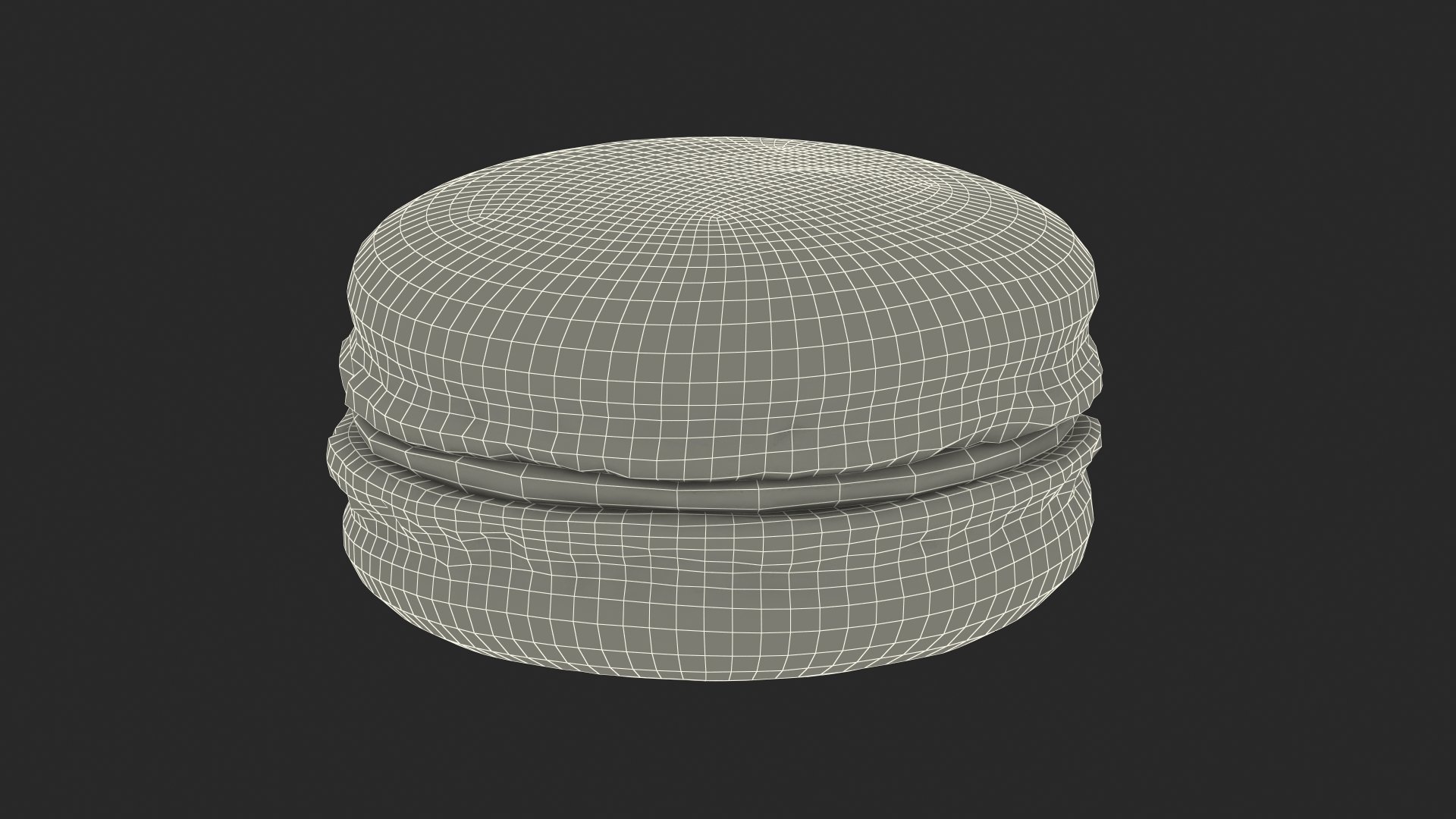 Chocolate Macaron 3D
