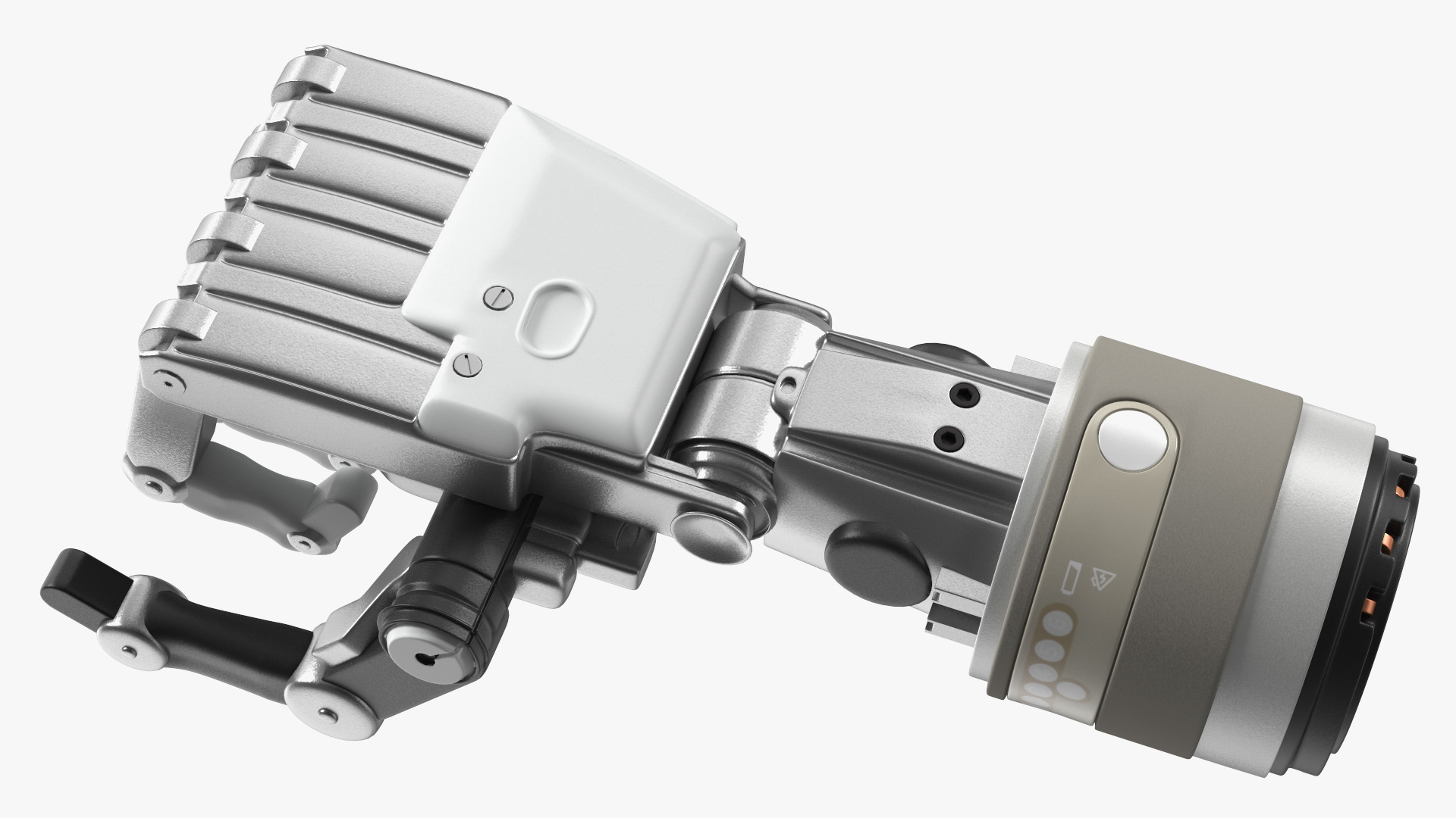 Arm Mechanical Into Fist 3D model