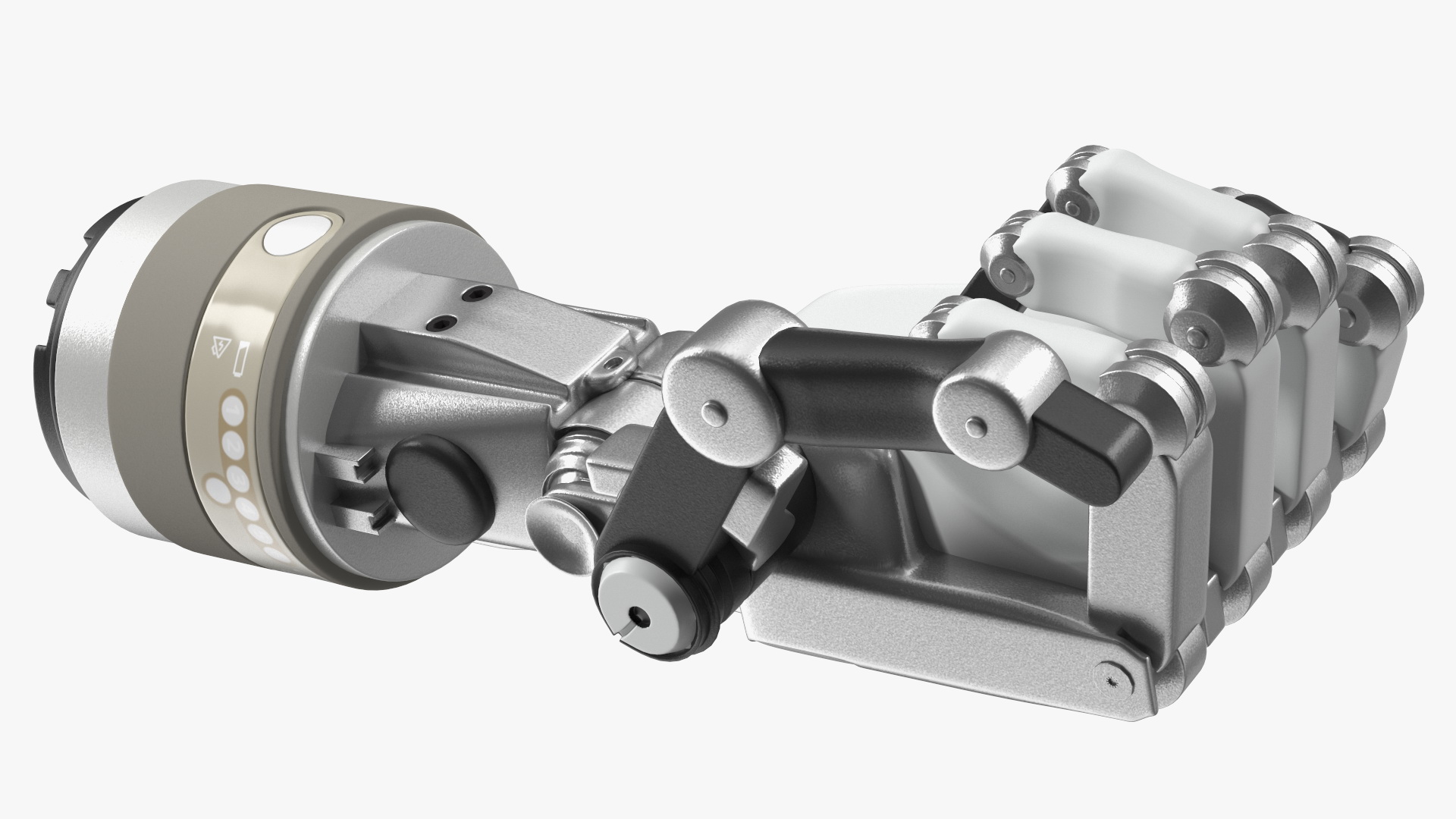 Arm Mechanical Into Fist 3D model