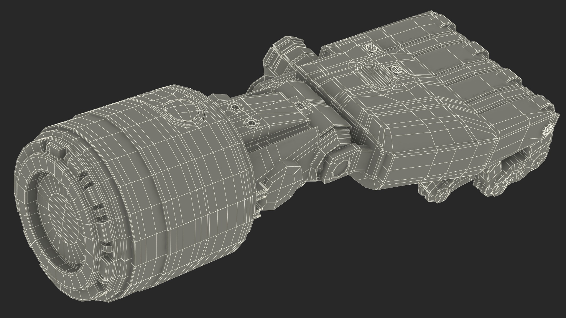 Arm Mechanical Into Fist 3D model