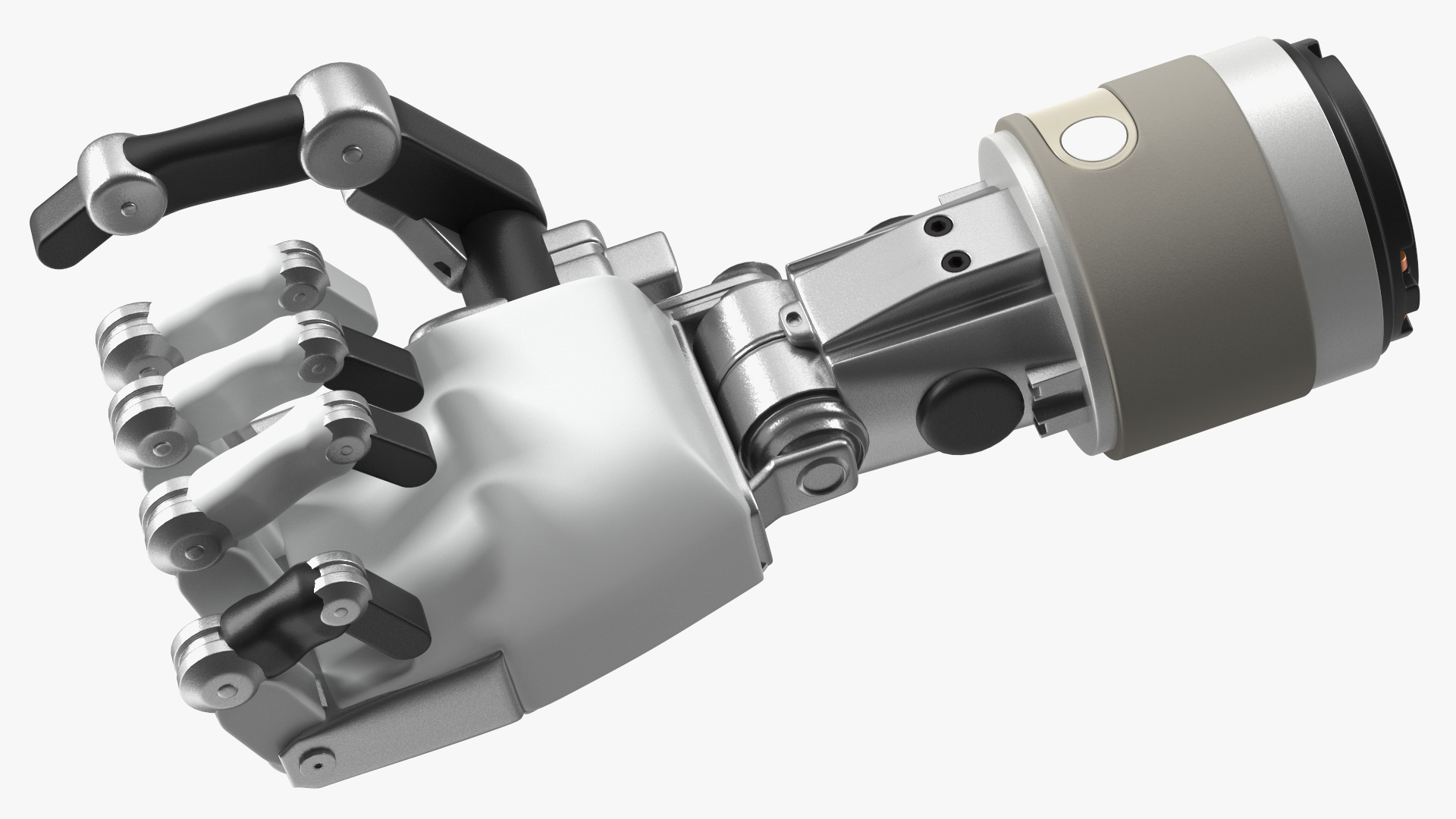 Arm Mechanical Into Fist 3D model