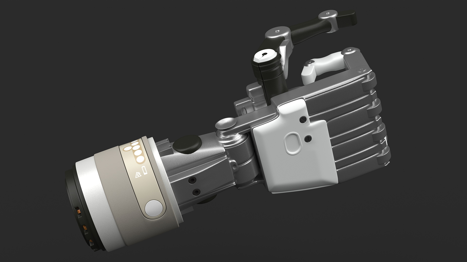 Arm Mechanical Into Fist 3D model
