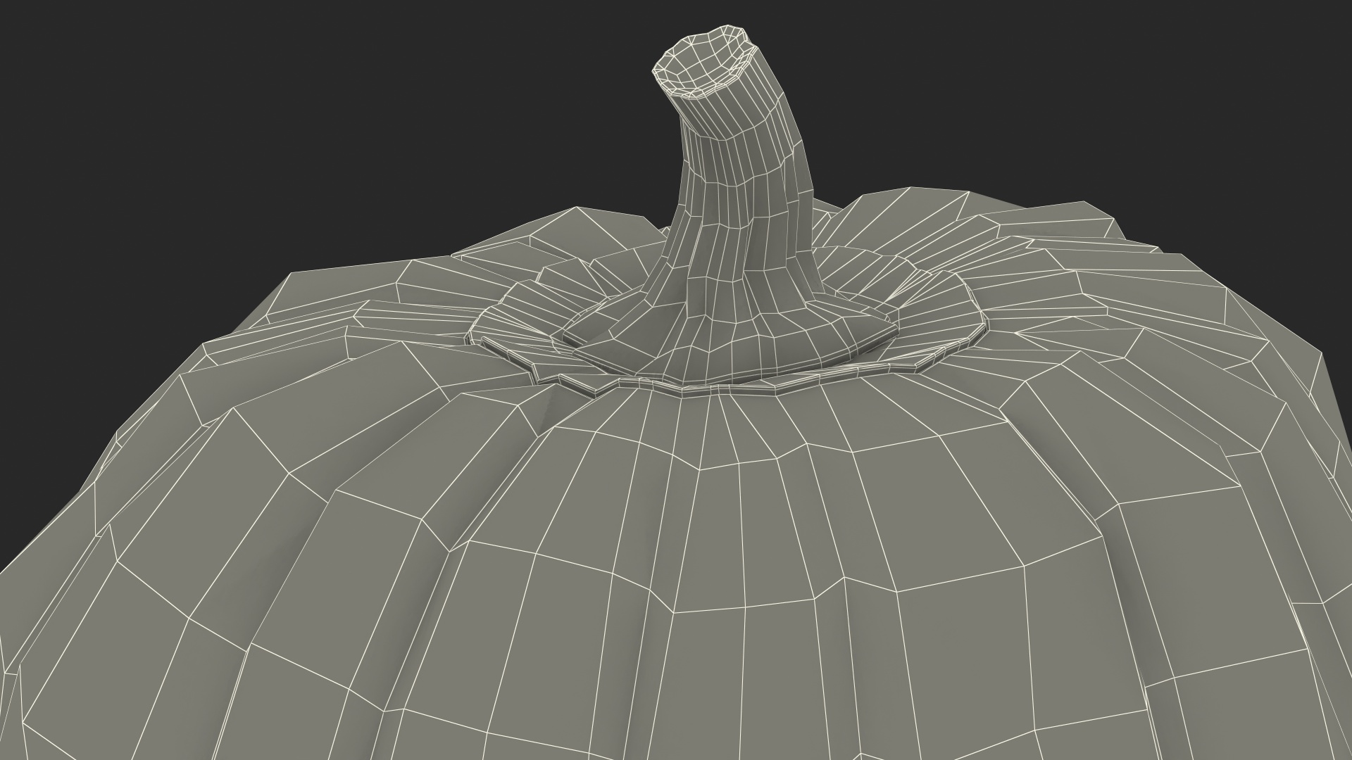 3D Scary Halloween Pumpkin model