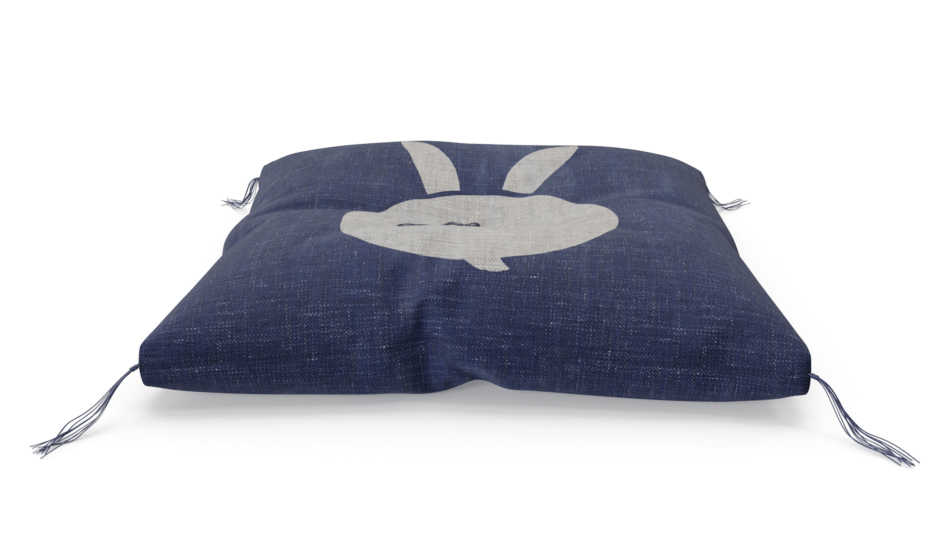 3D model Floor Sitting Pillow Blue
