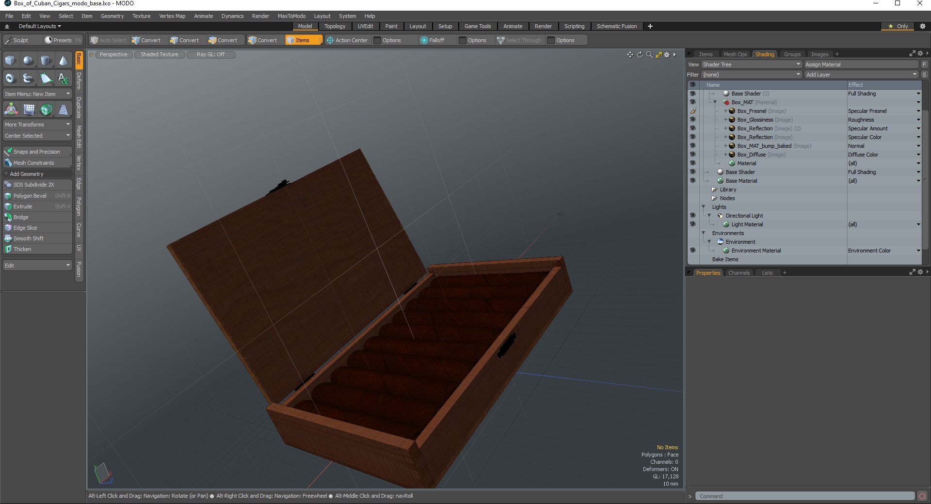 Box of Cuban Cigars 3D model