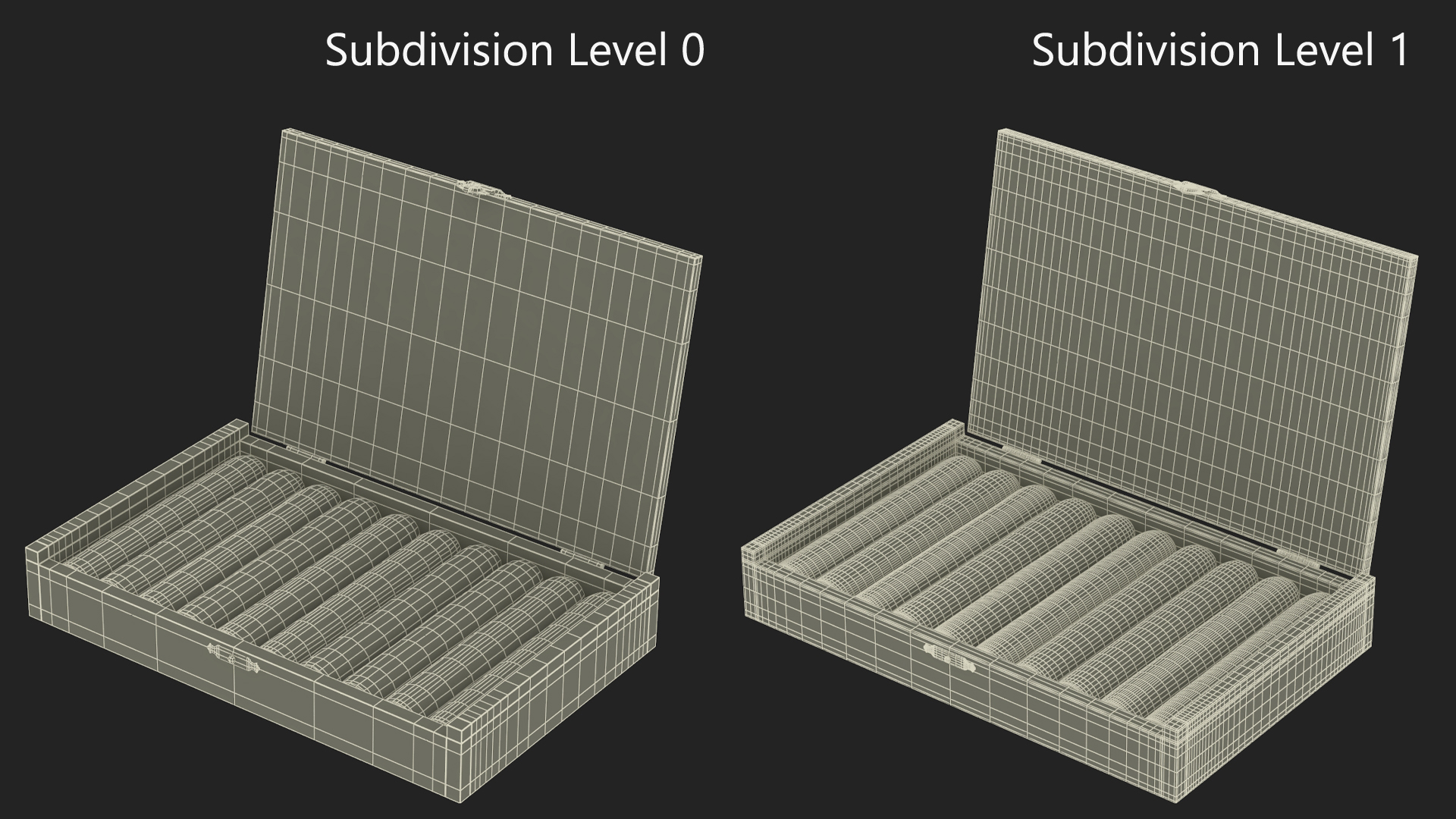 Box of Cuban Cigars 3D model