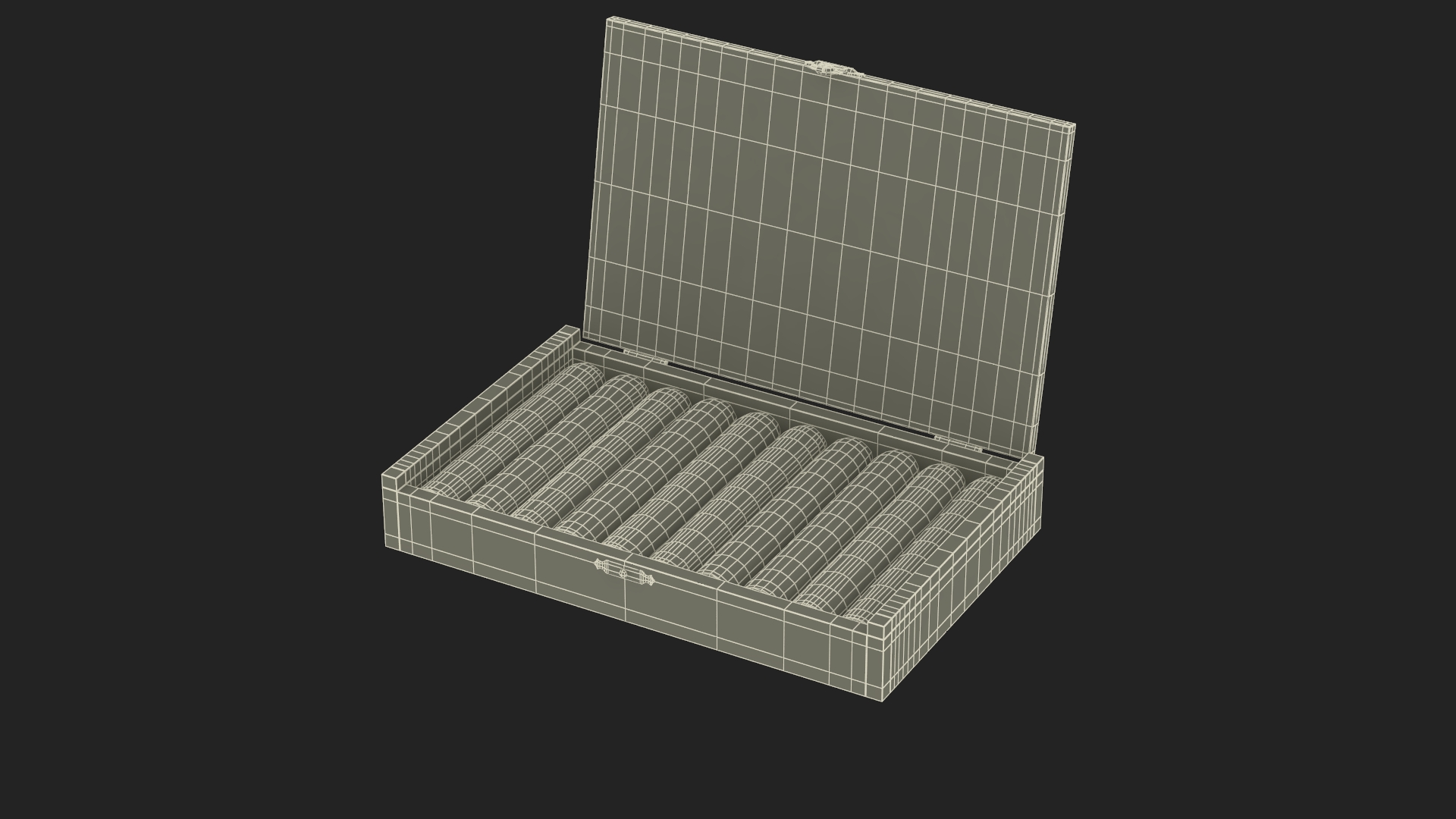 Box of Cuban Cigars 3D model