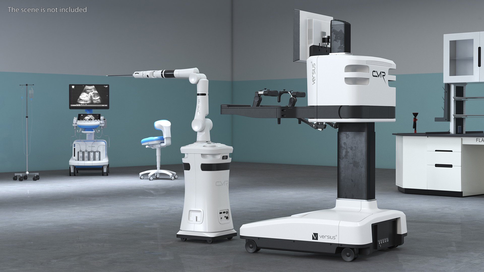 3D model CMR Surgical Versus Rigged for Cinema 4D