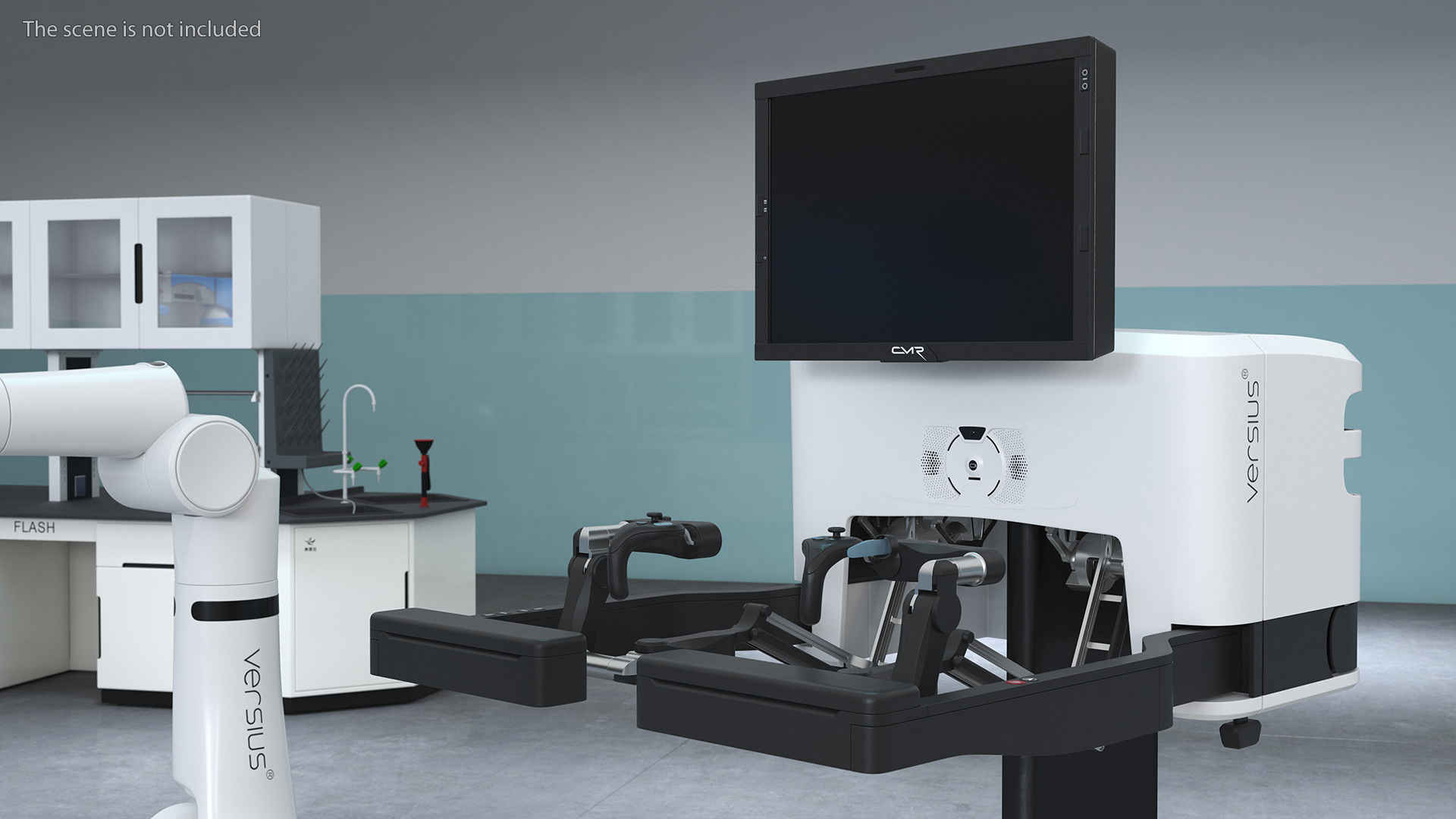 3D model CMR Surgical Versus Rigged for Cinema 4D