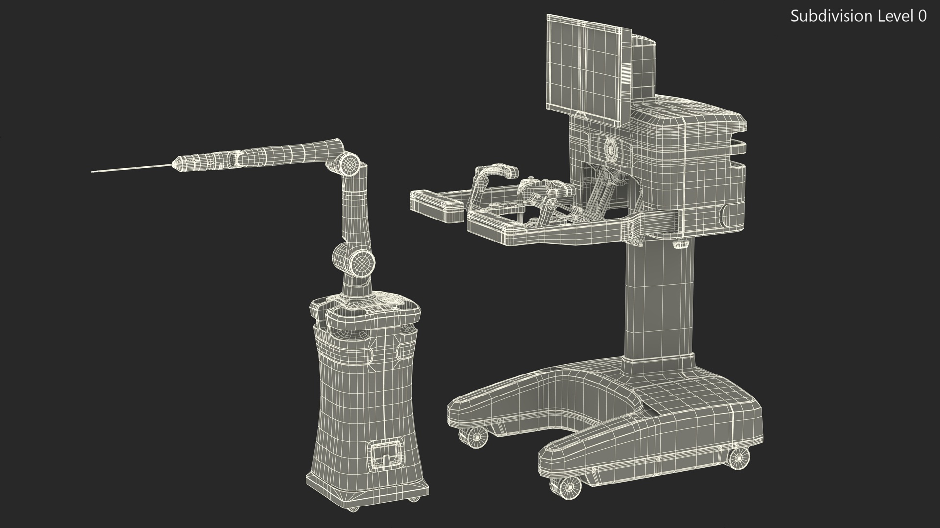 3D model CMR Surgical Versus Rigged for Cinema 4D