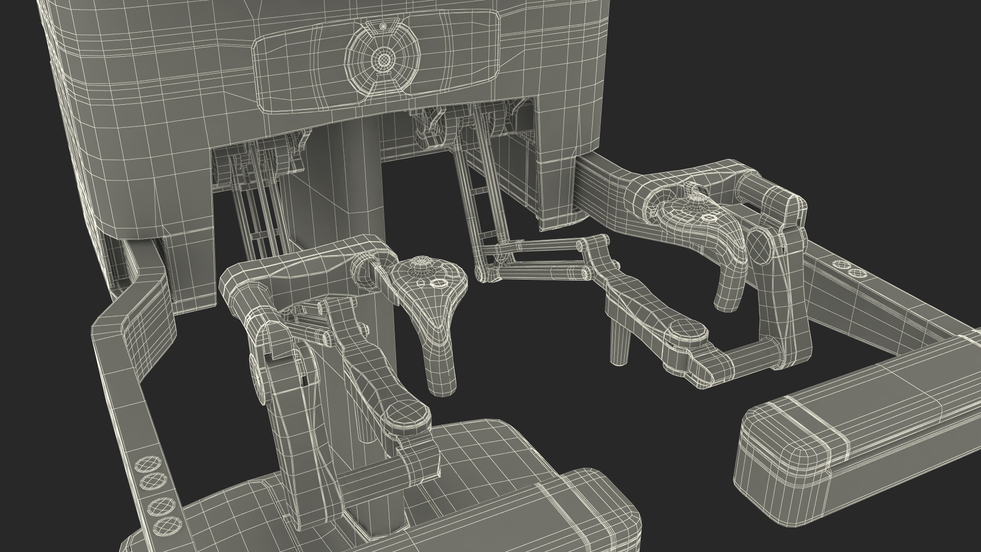 3D model CMR Surgical Versus Rigged for Cinema 4D