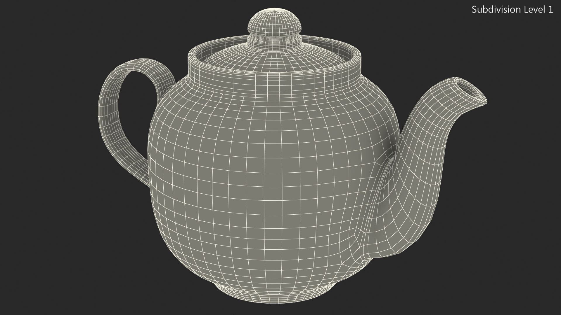 3D Vintage Soviet Teapot