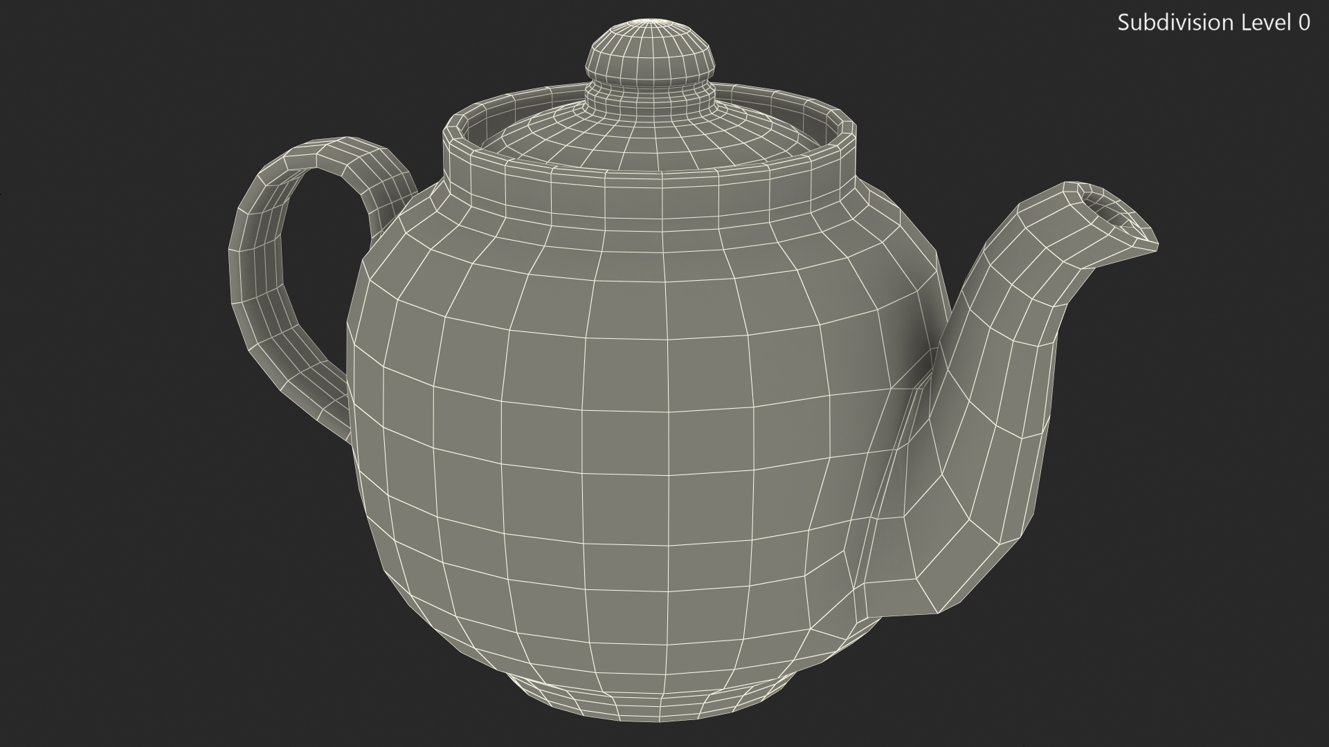 3D Vintage Soviet Teapot