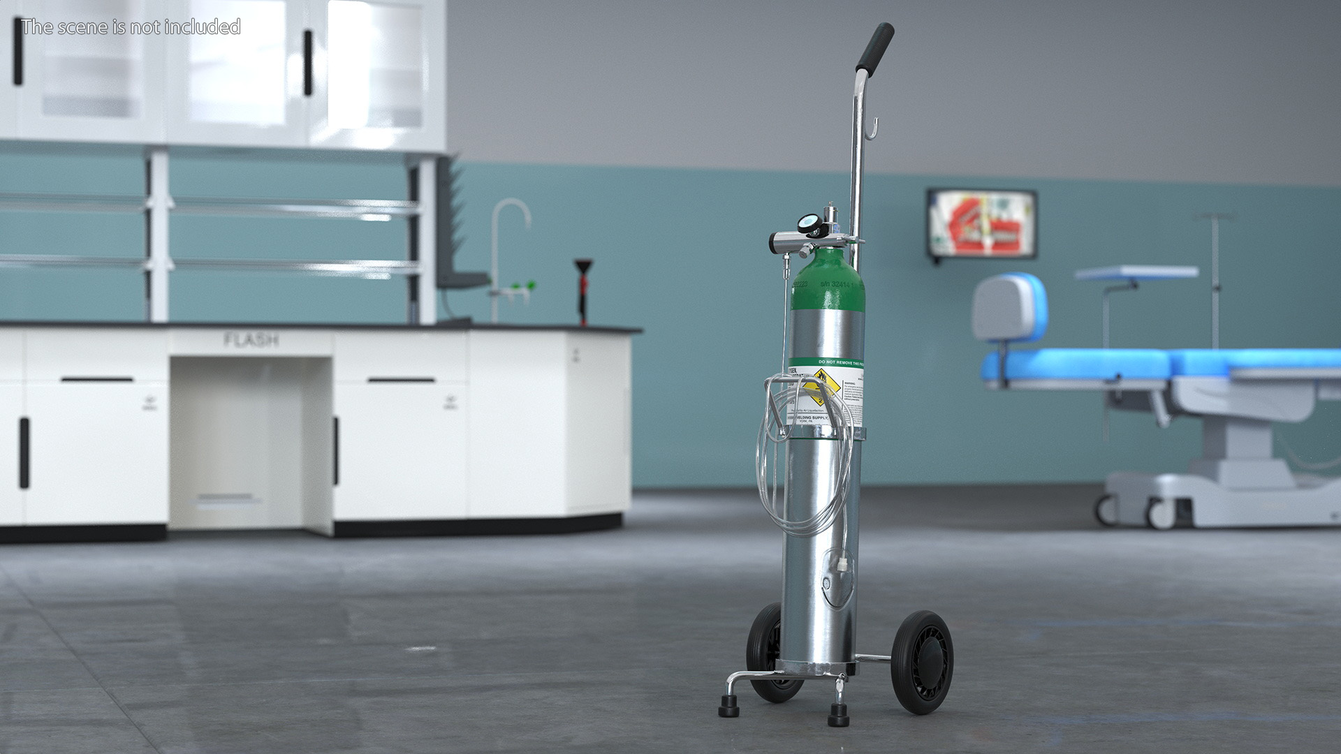 Personal Oxygen Tank Holder 3D