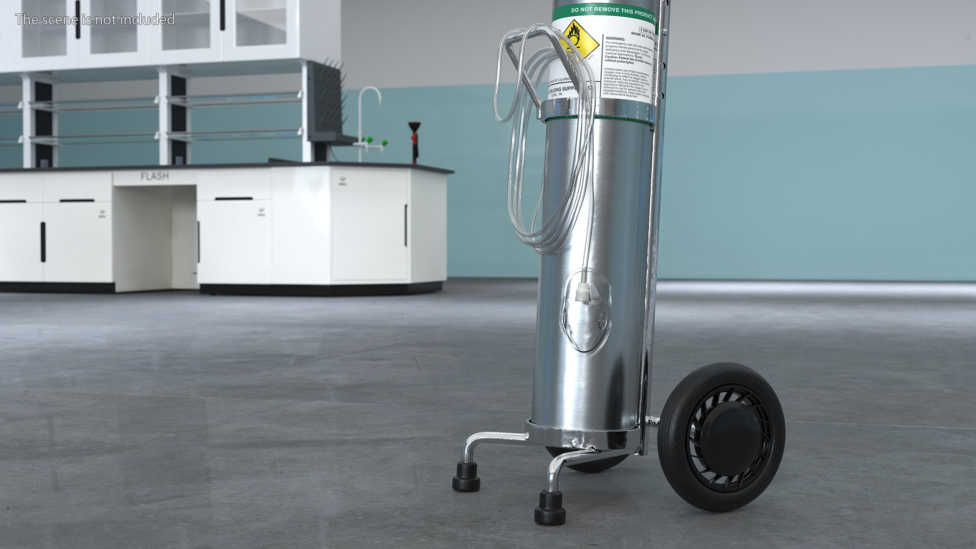Personal Oxygen Tank Holder 3D