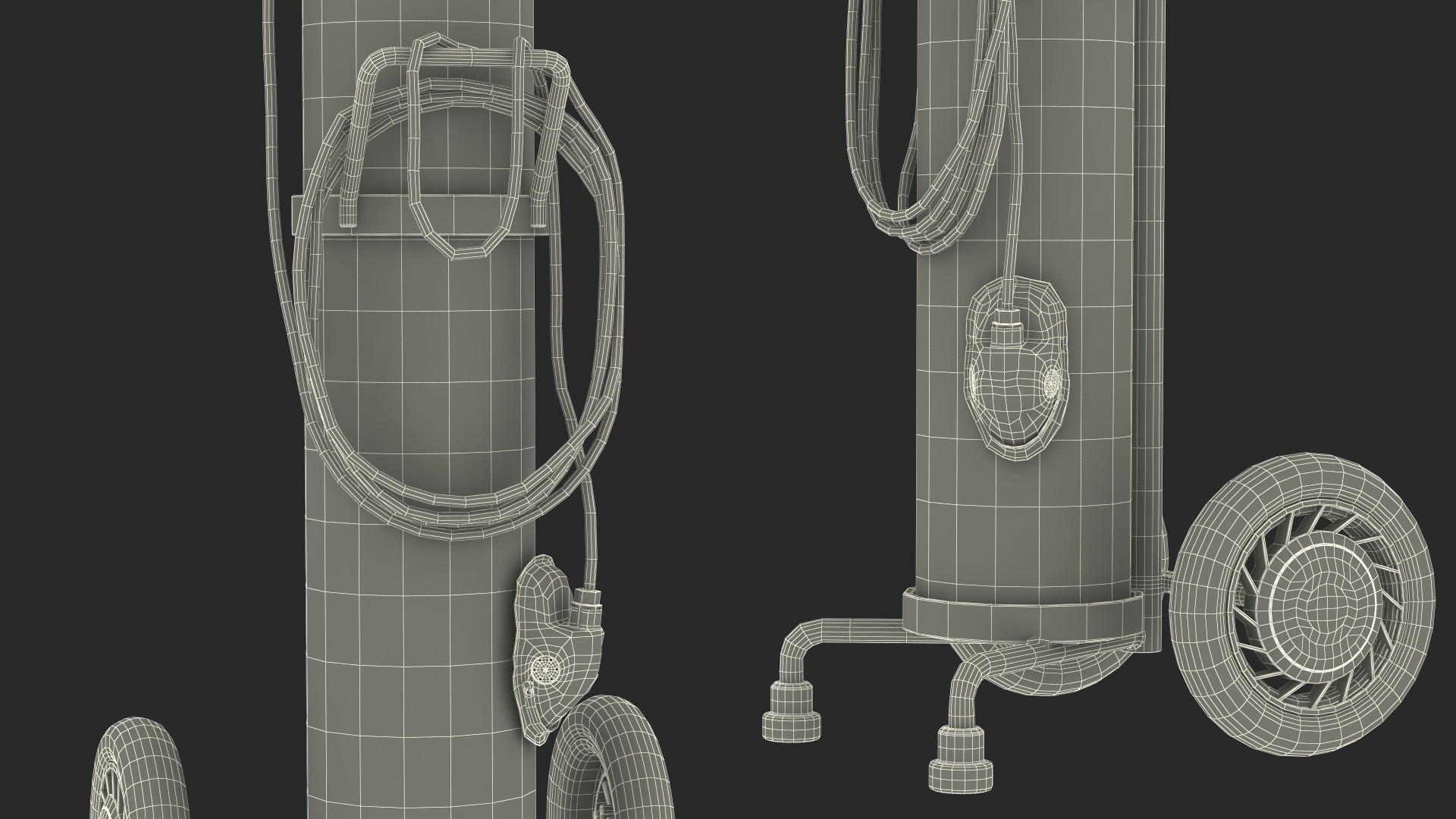 Personal Oxygen Tank Holder 3D