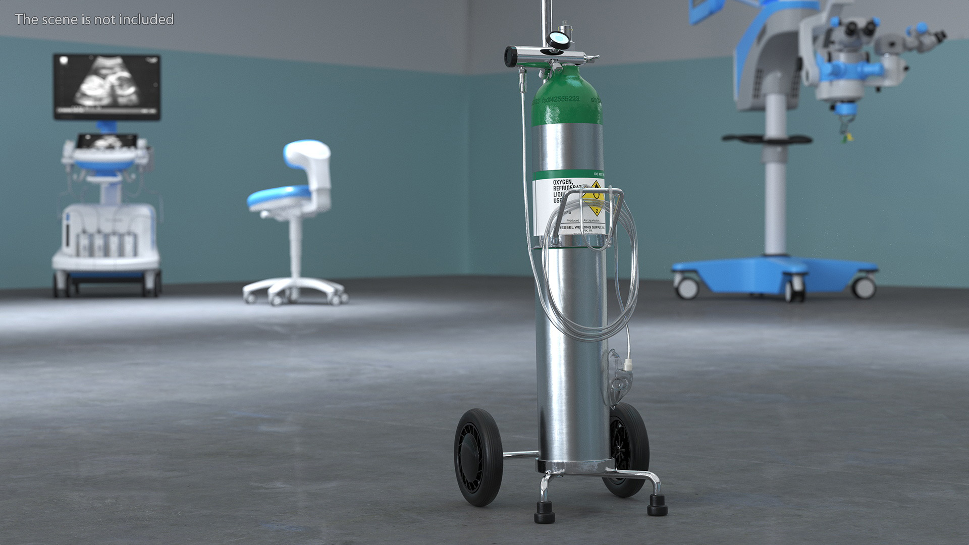 Personal Oxygen Tank Holder 3D