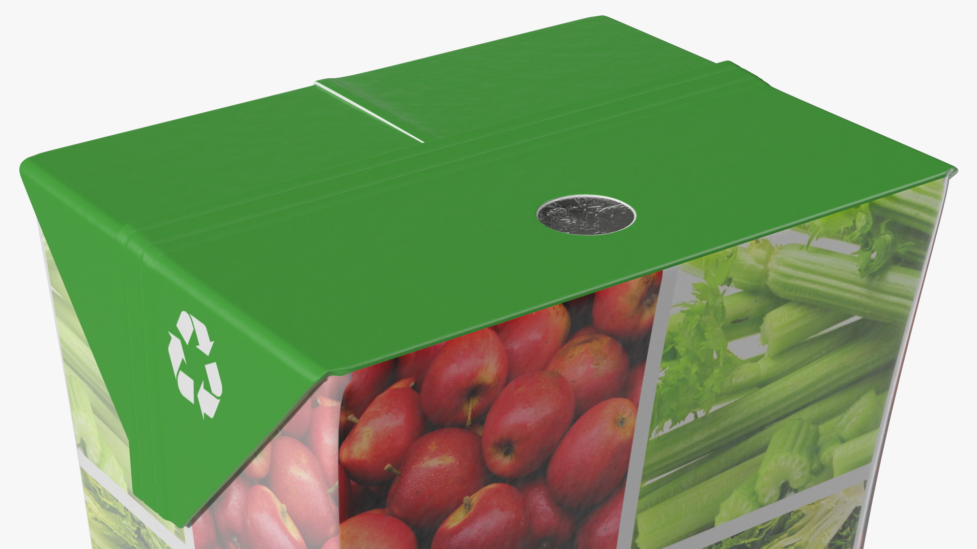Tetra Brik Aseptic Slim Leaf Juice 3D model