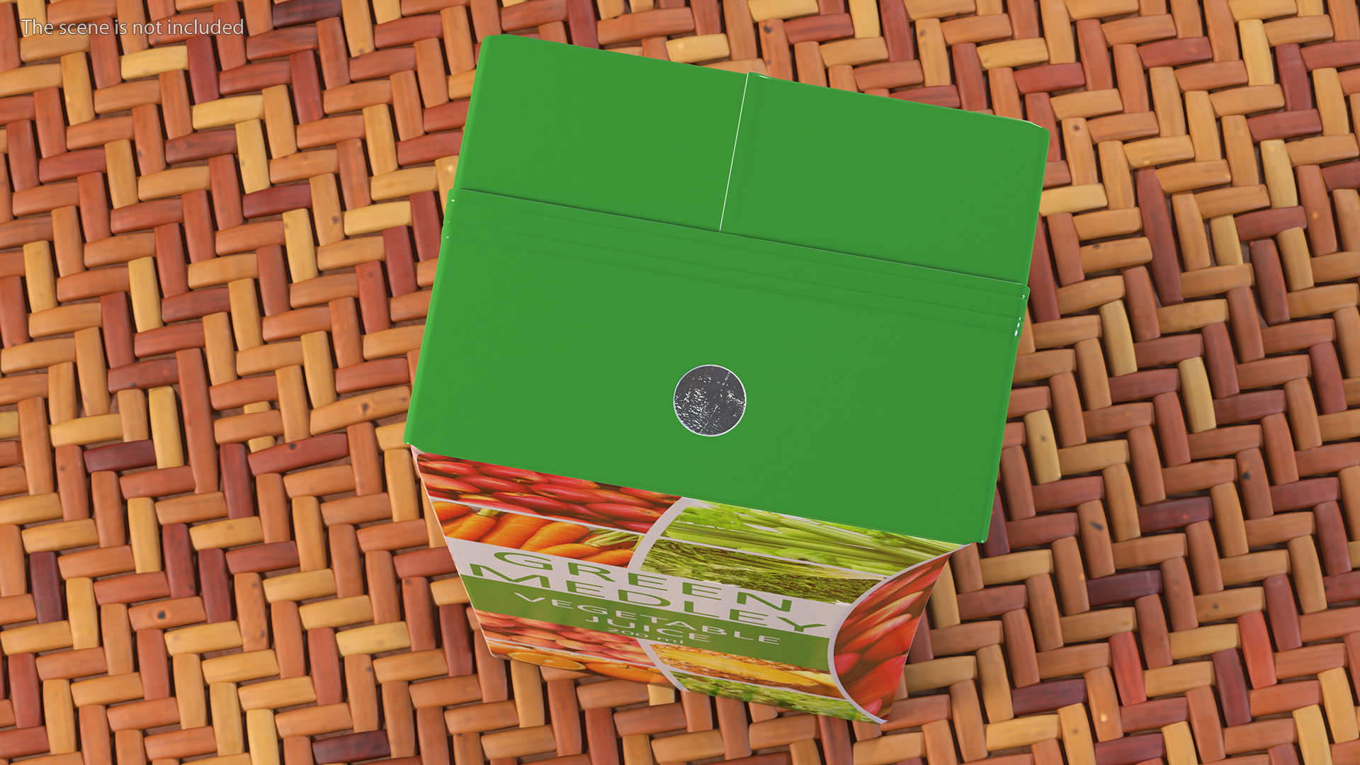 Tetra Brik Aseptic Slim Leaf Juice 3D model