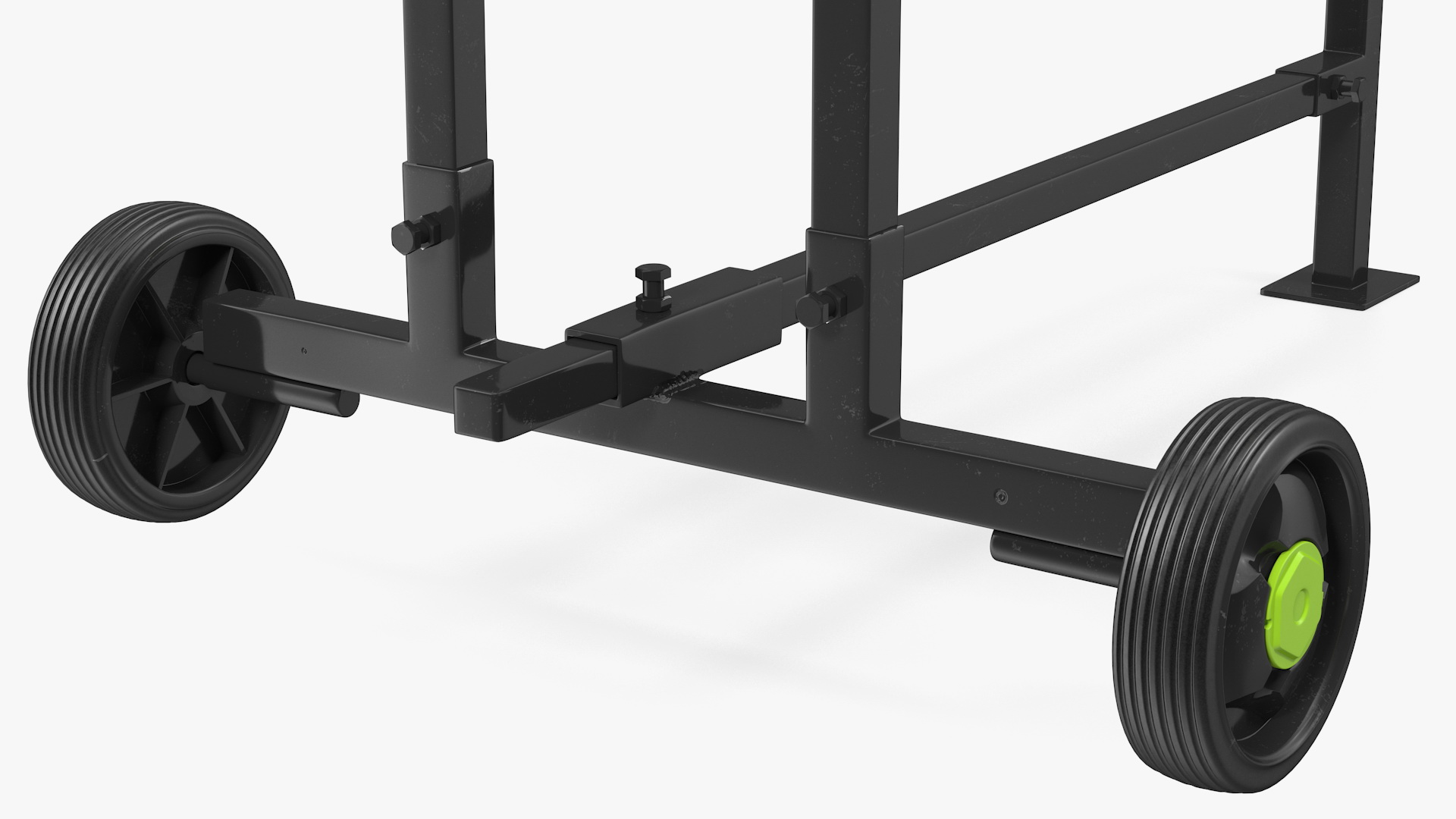 Electric Log Splitter with Stand Rigged 3D model