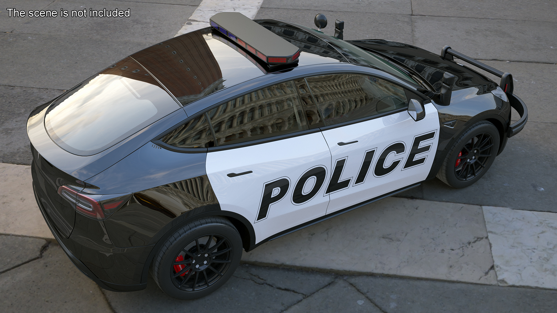 Police Car Tesla Model Y 3D model