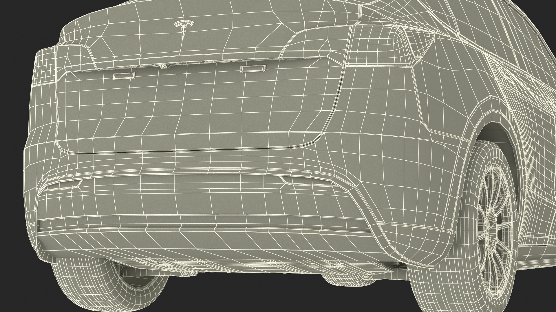 Police Car Tesla Model Y 3D model