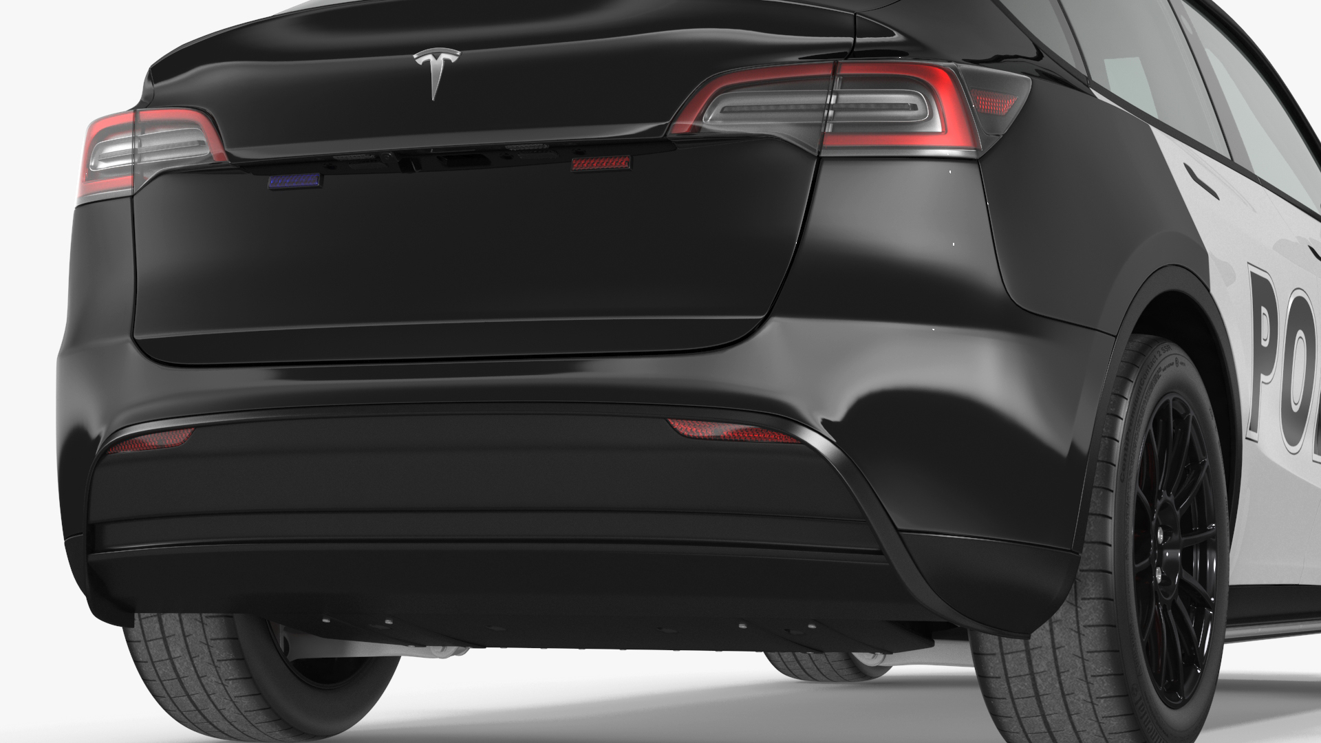 Police Car Tesla Model Y 3D model