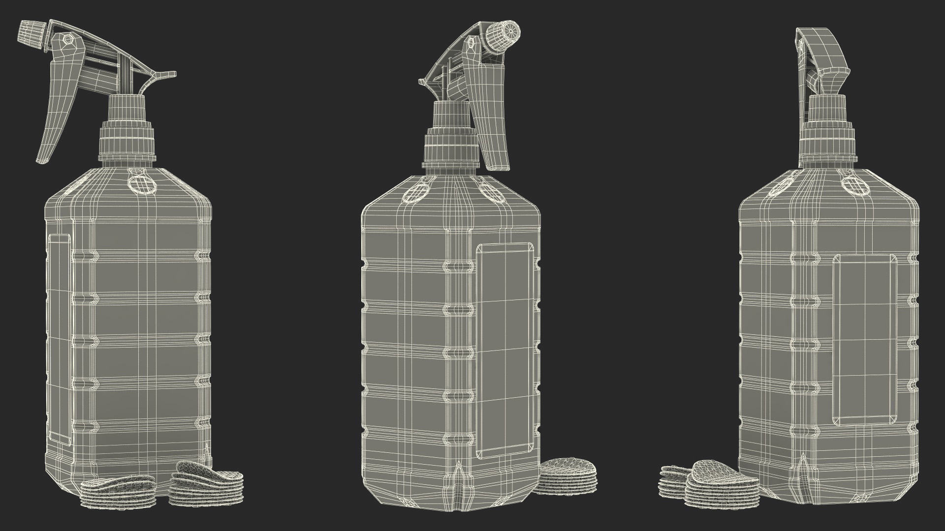 3D model Isopropyl Alcohol Spray Bottle
