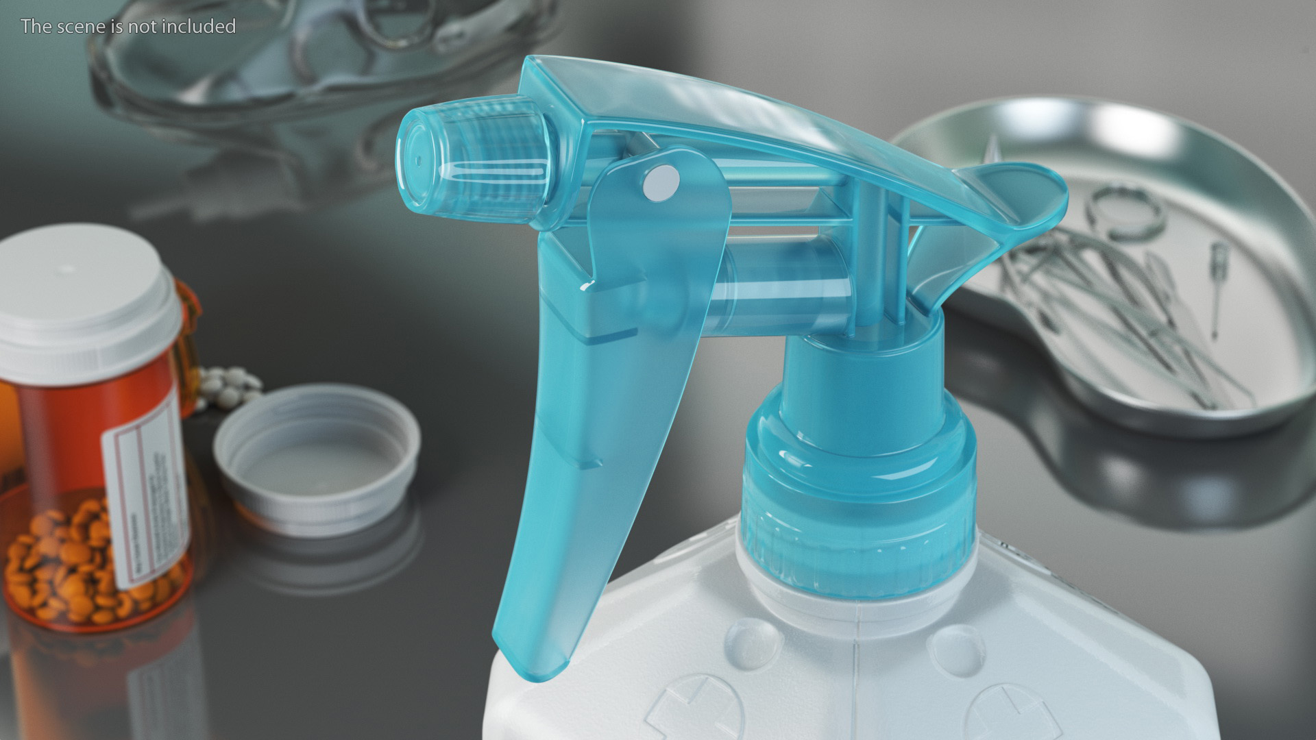 3D model Isopropyl Alcohol Spray Bottle
