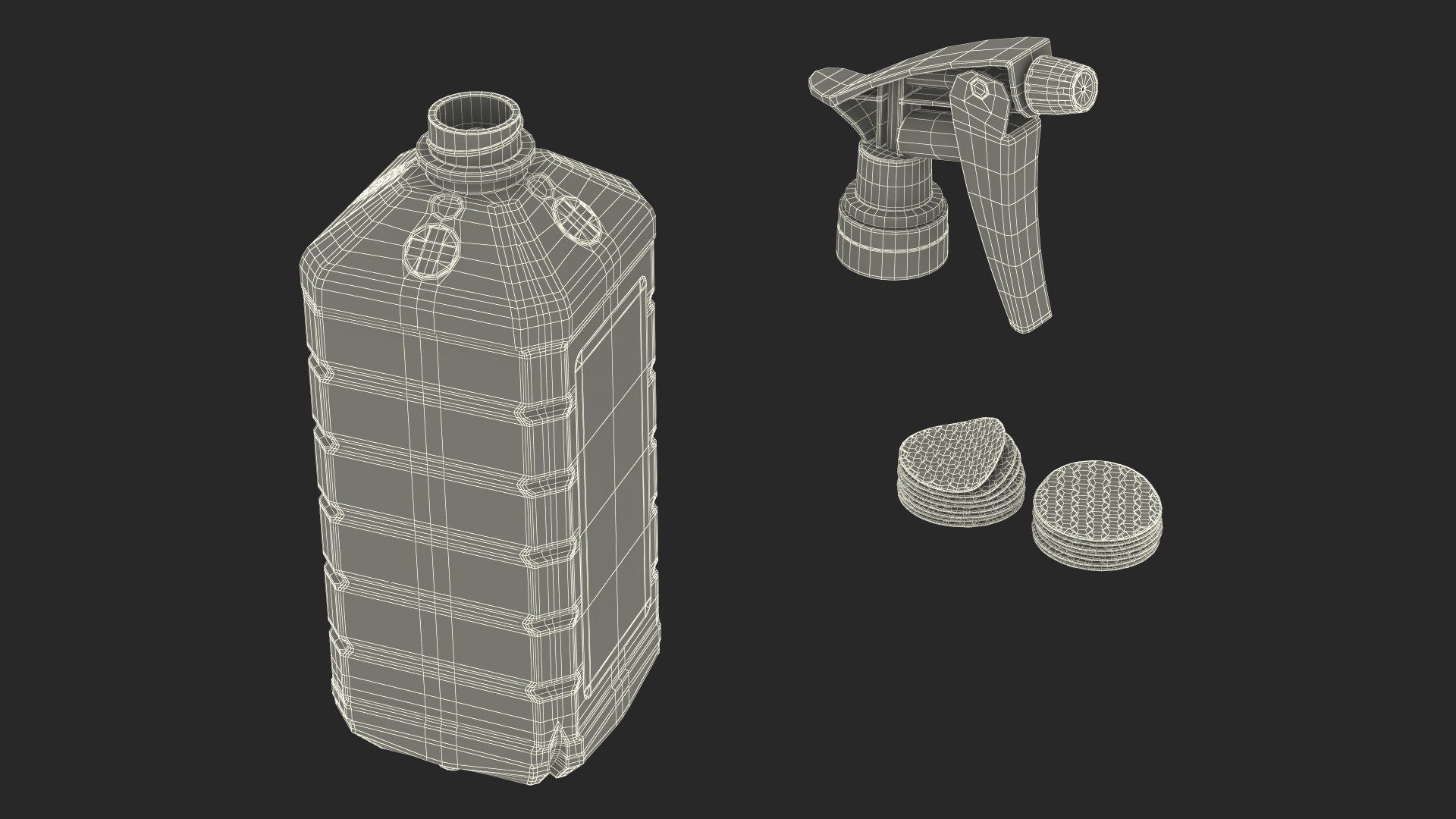 3D model Isopropyl Alcohol Spray Bottle