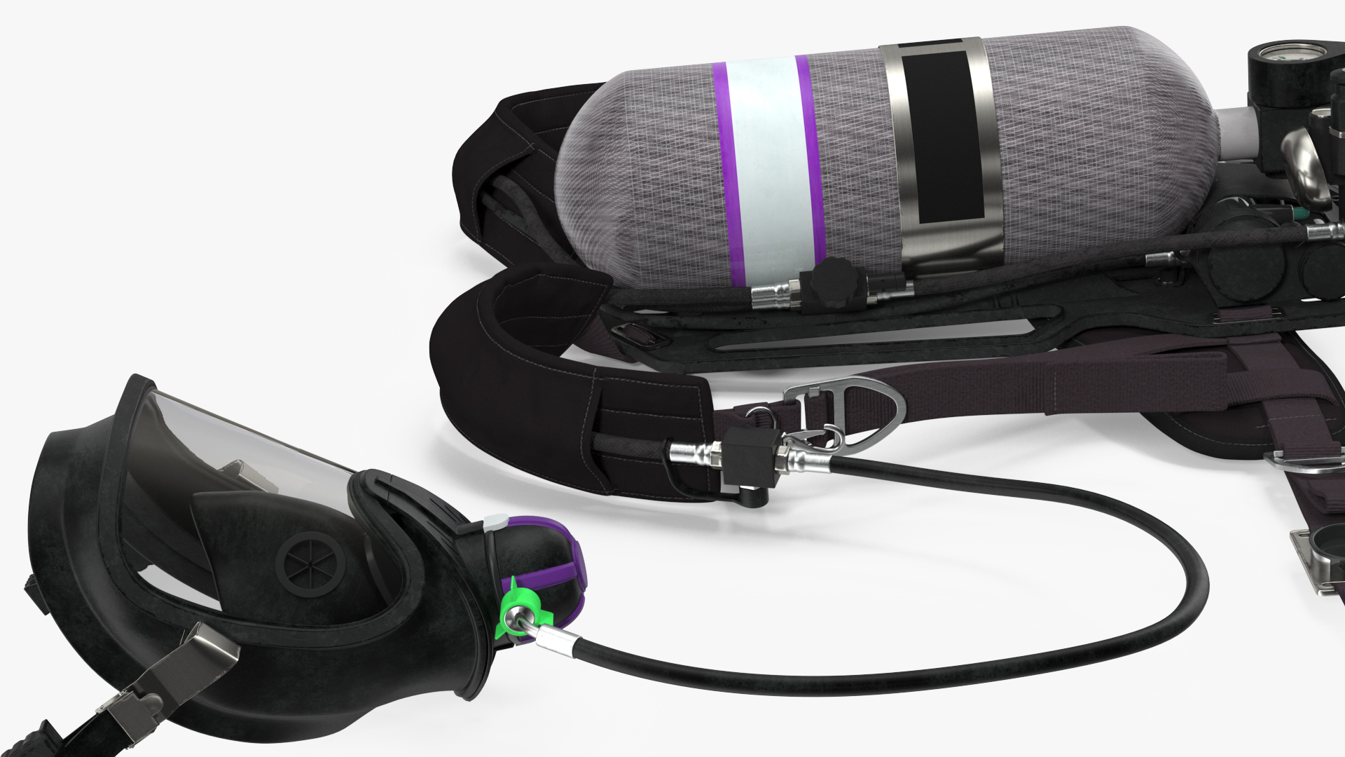 3D model Respiratory Equipment Set