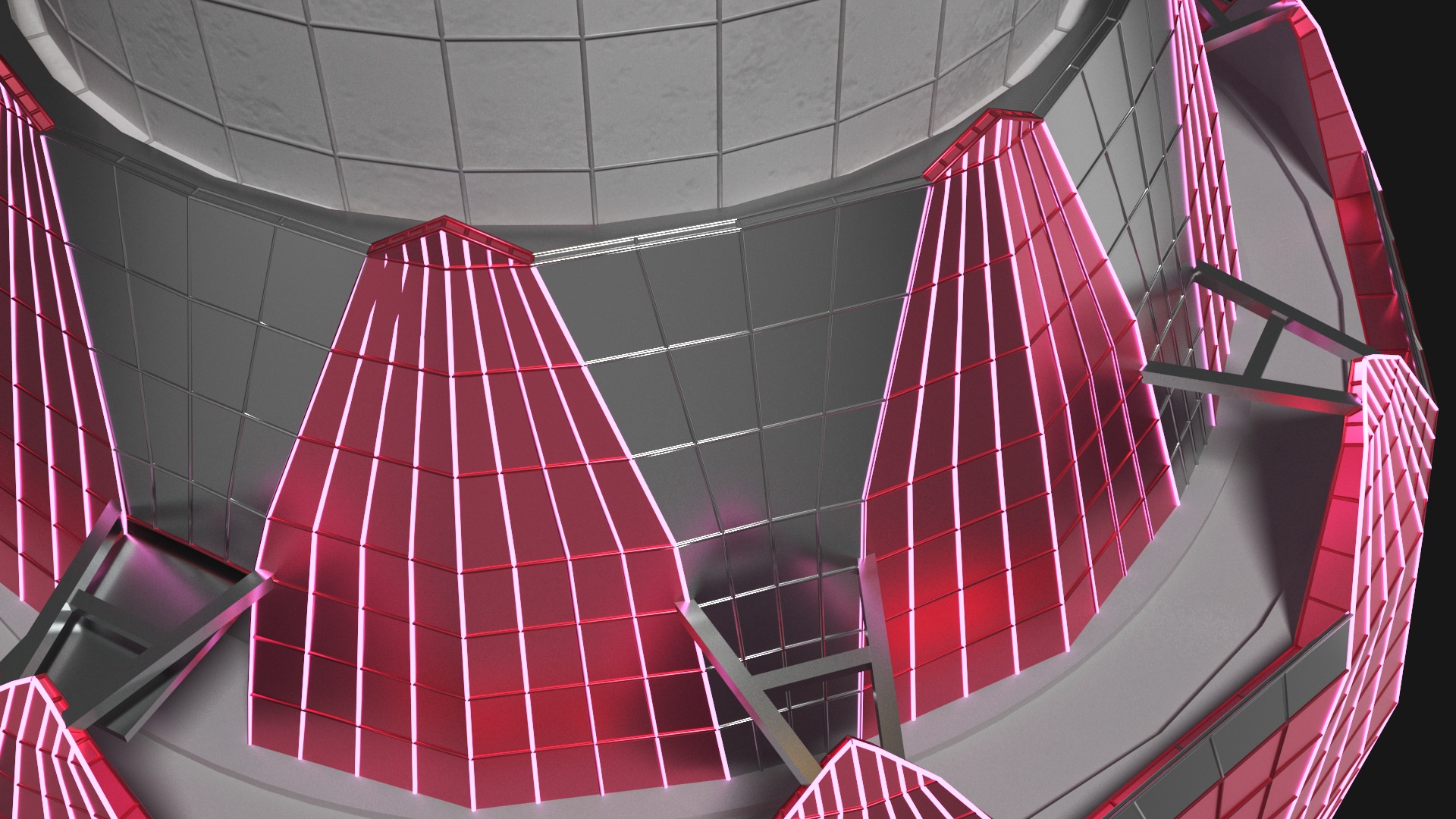 3D Colombo Lotus Tower at Night Time model