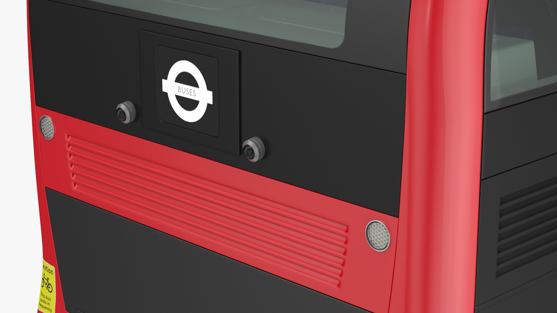 3D Electric Bus Alexander Dennis BYD 500 Simple Interior model