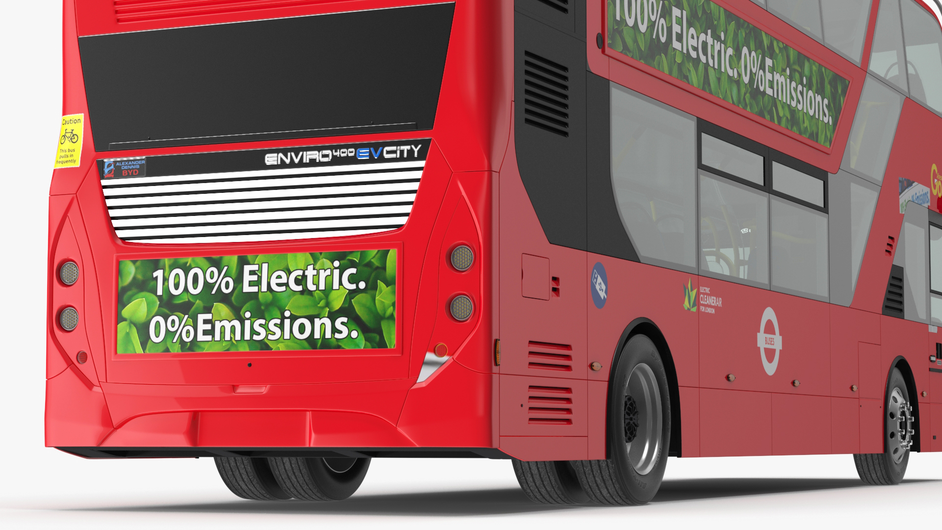3D Electric Bus Alexander Dennis BYD 500 Simple Interior model