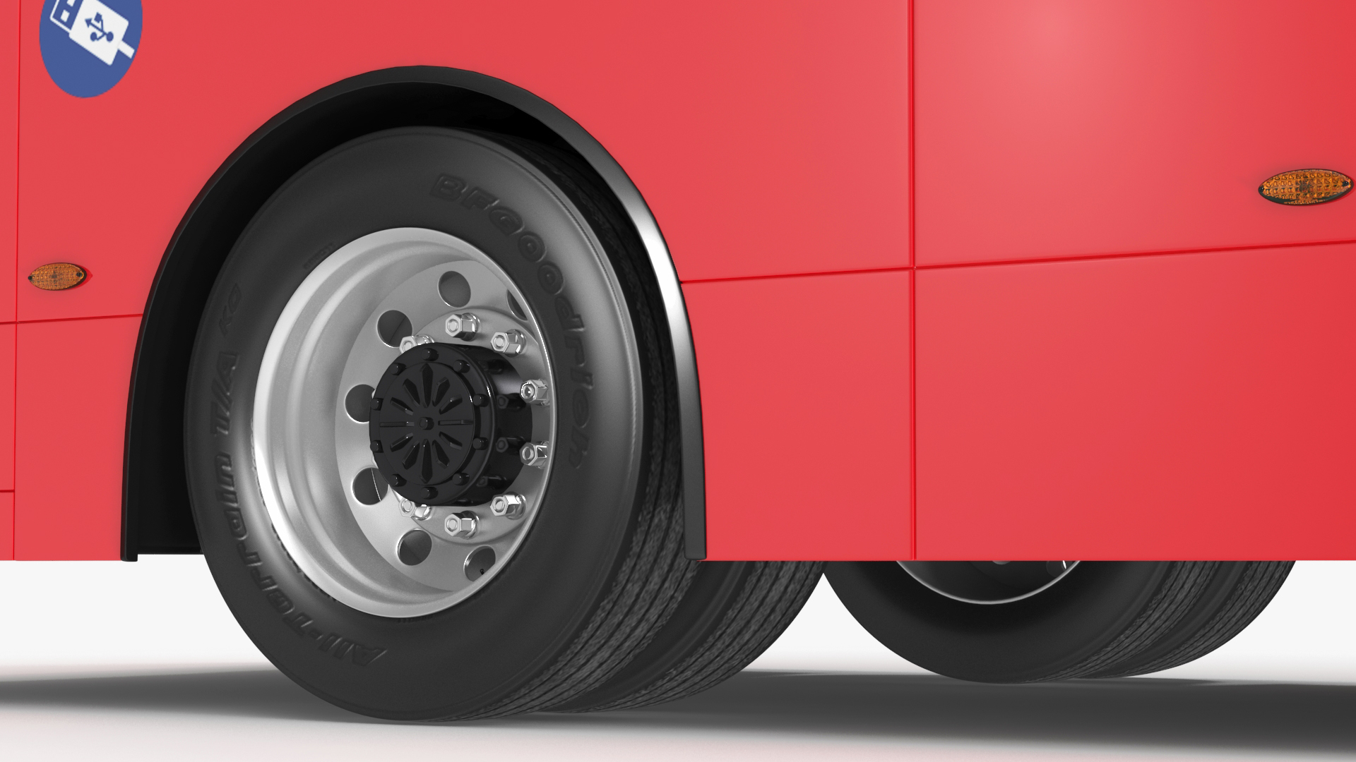 3D Electric Bus Alexander Dennis BYD 500 Simple Interior model