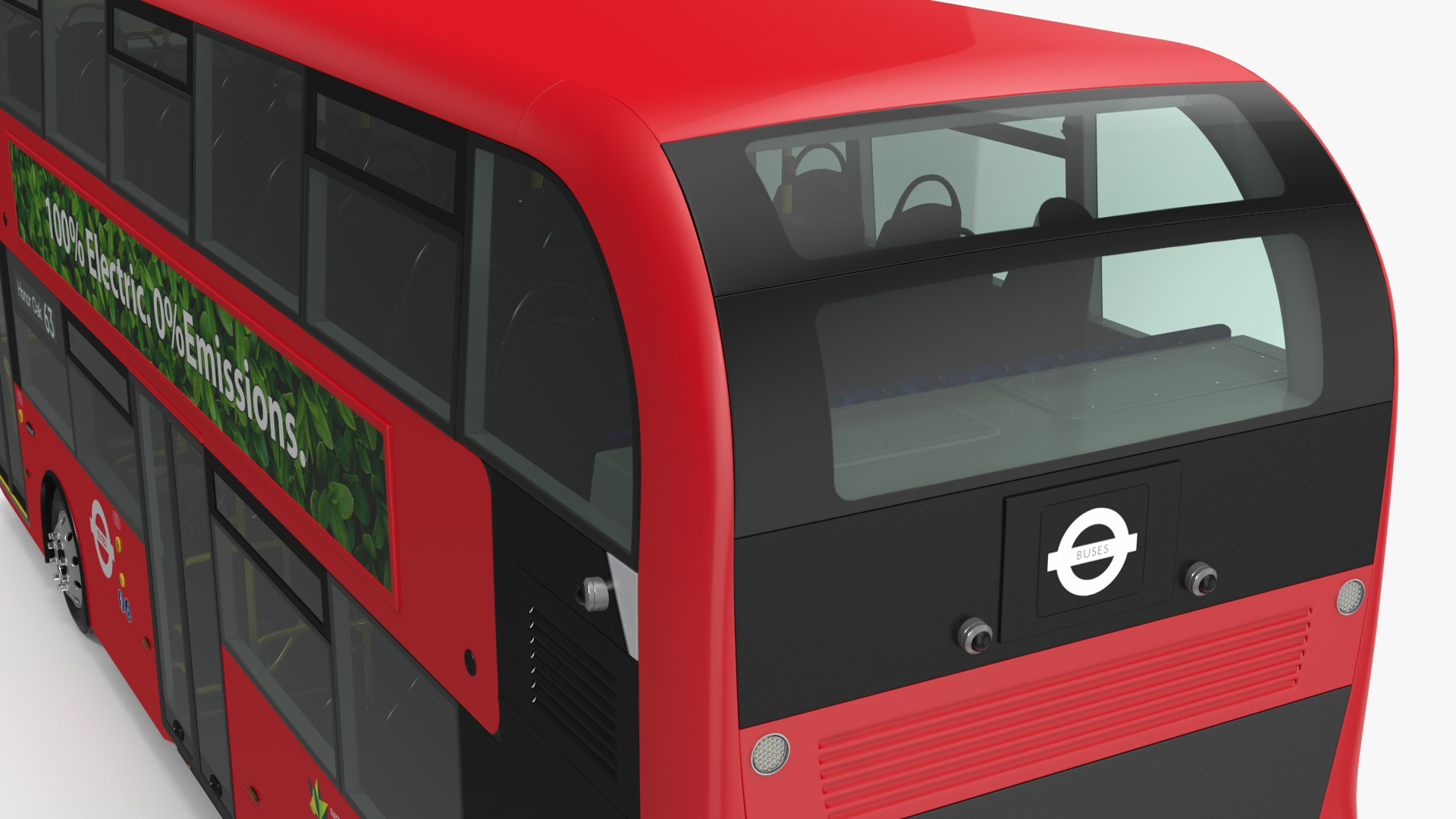 3D Electric Bus Alexander Dennis BYD 500 Simple Interior model