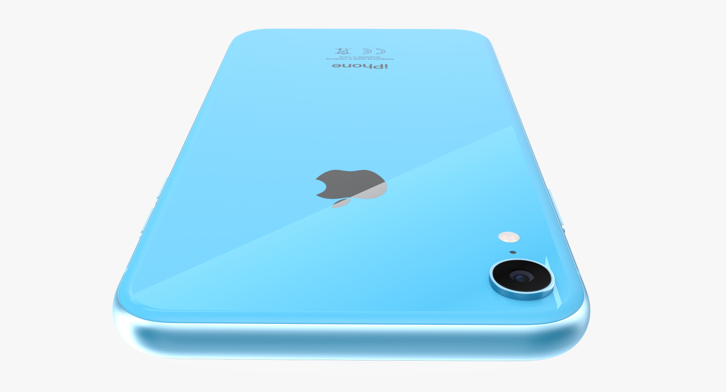 iPhone XR Blue 3D model