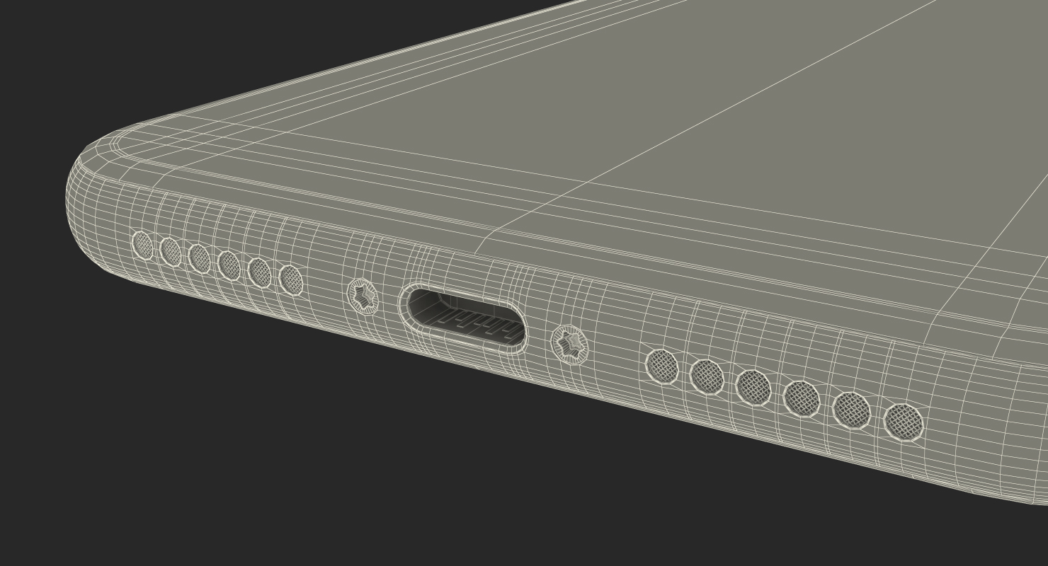 iPhone XR Blue 3D model