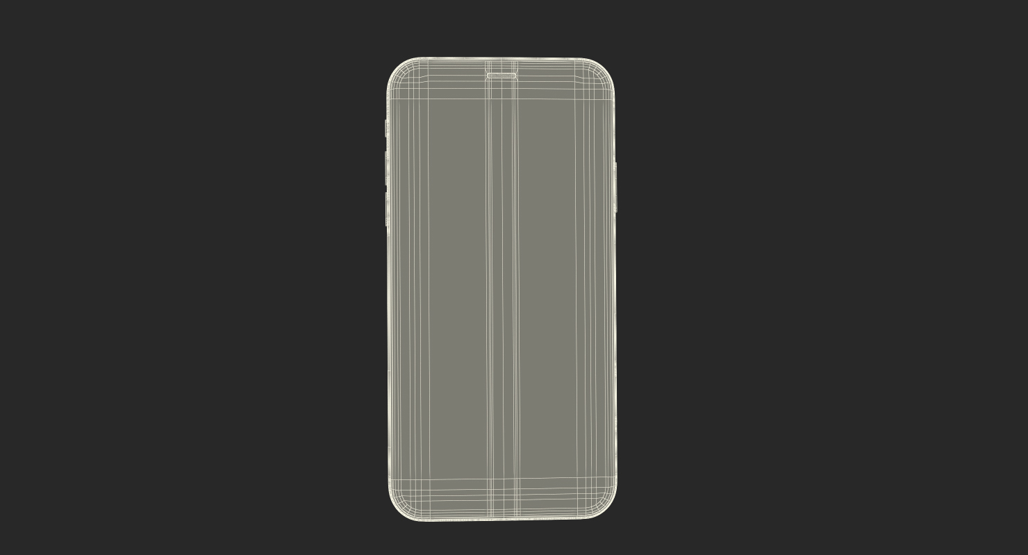 iPhone XR Blue 3D model