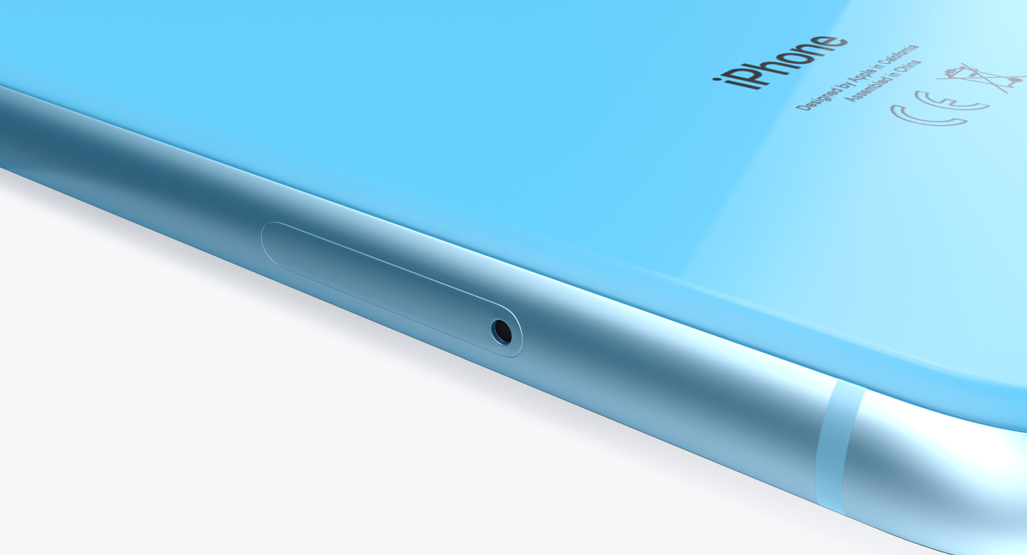 iPhone XR Blue 3D model