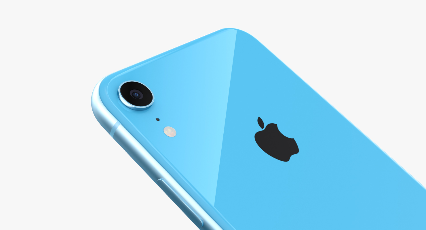 iPhone XR Blue 3D model